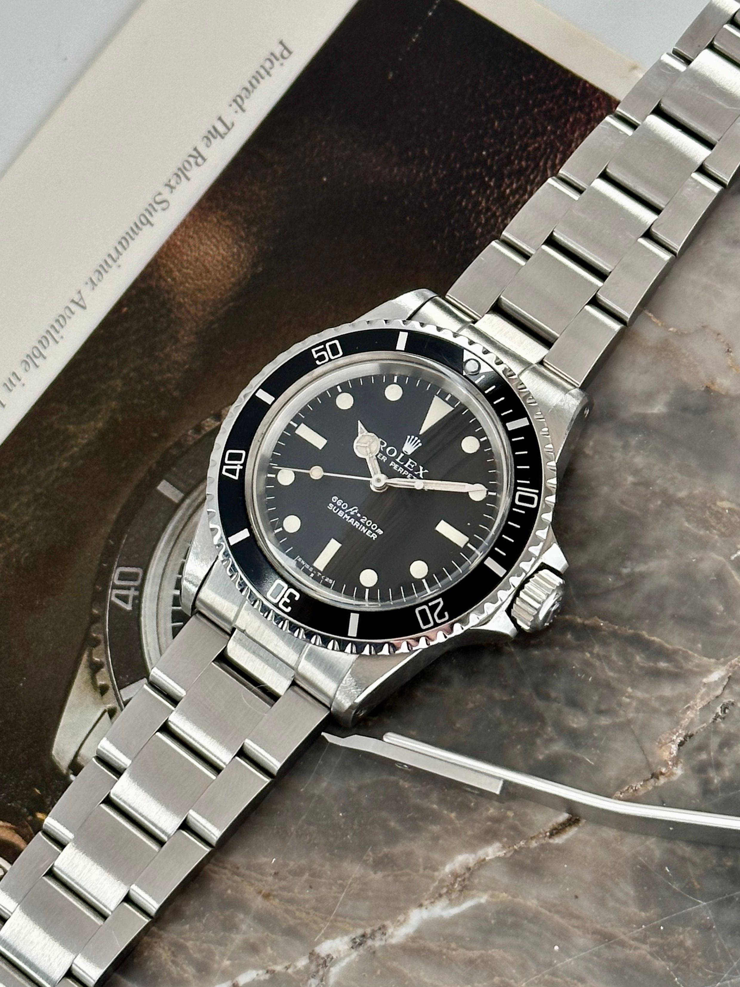 Rolex Submariner 5513 Black 1972