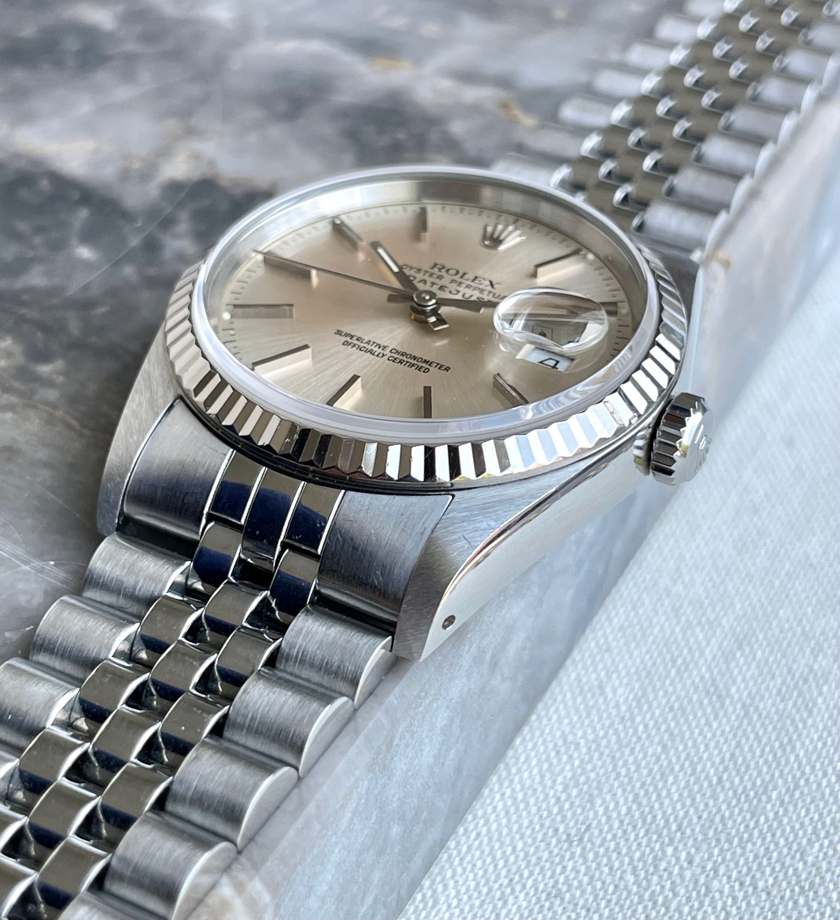 Rolex Datejust 16234 Silver 1990 with original papers 2