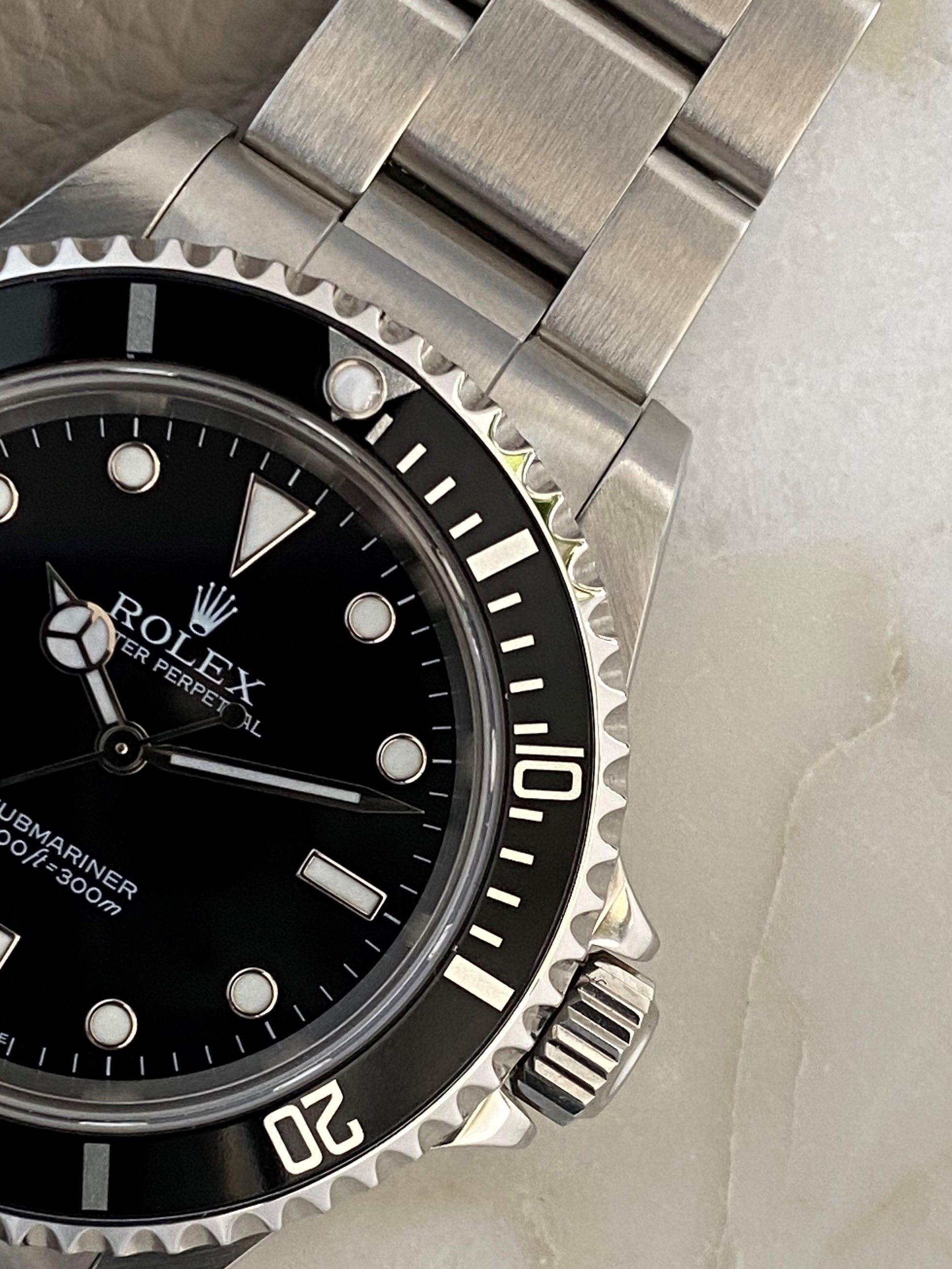 Rolex Submariner 14060M Black 2003 with original box and papers