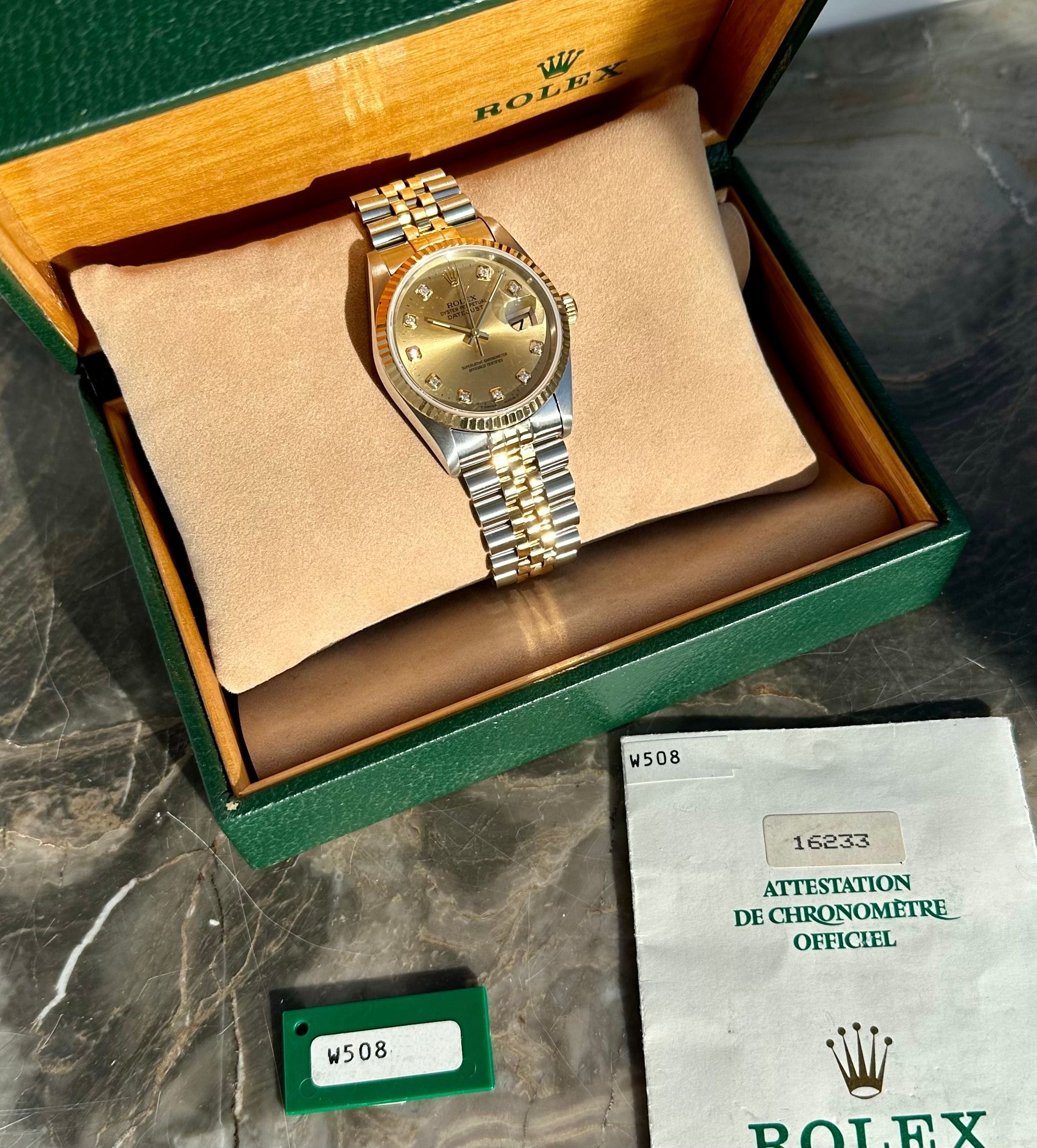 ROLEX 16233 腕時計用 オリジナル ボックス Rolex Datejust 