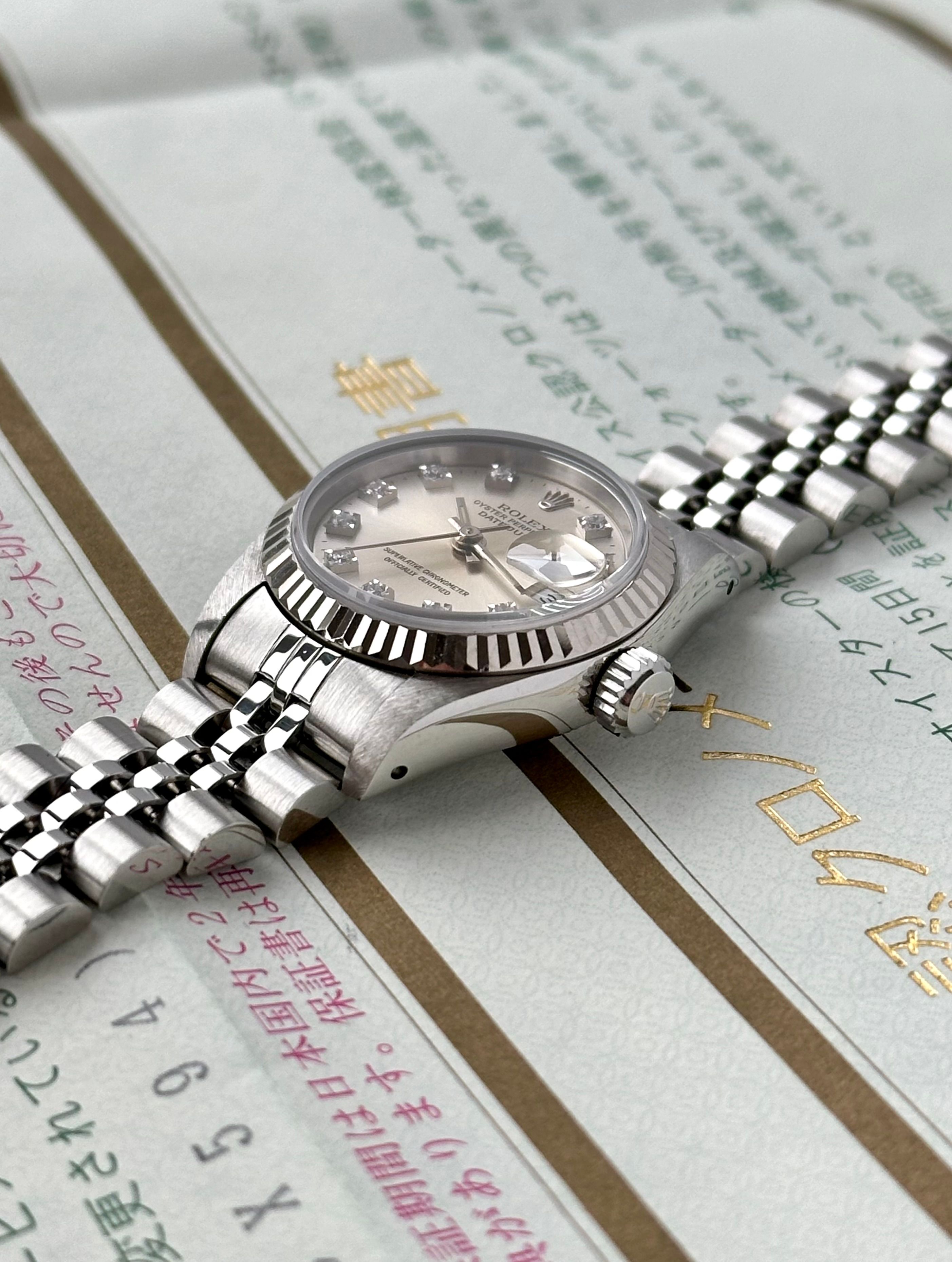 Rolex ladies sale stainless steel datejust