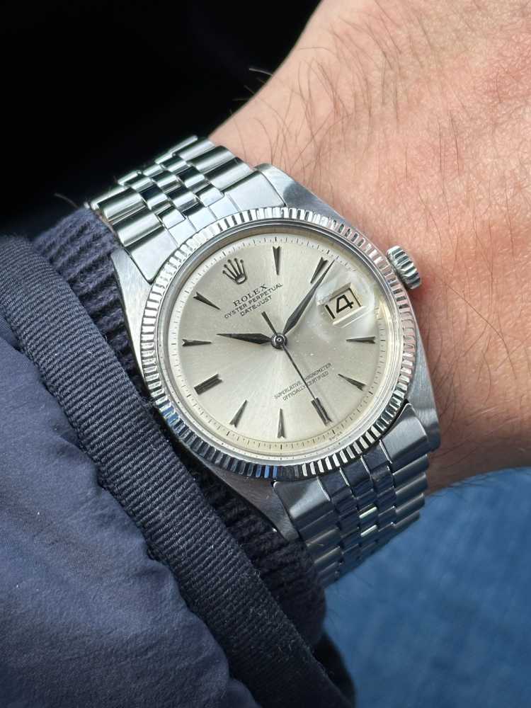 Wrist image for Rolex Rolex "Alpha Hands" 1601 Silver 1963 