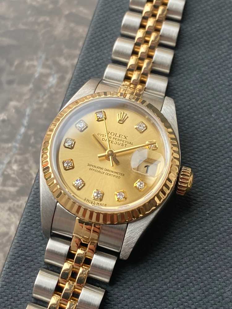 Image for Rolex MB Lady Datejust "diamond" 79173G Gold 2001 with original box and papers
