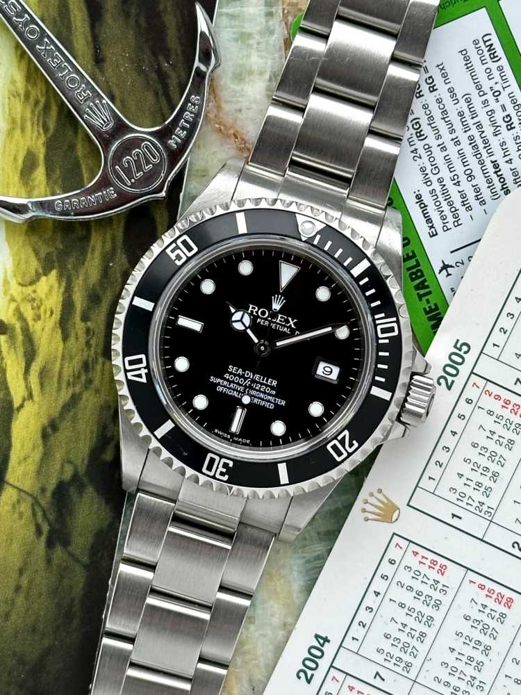 Featured image for Rolex Sea-Dweller 16600 T Black 2004 with original box and papers