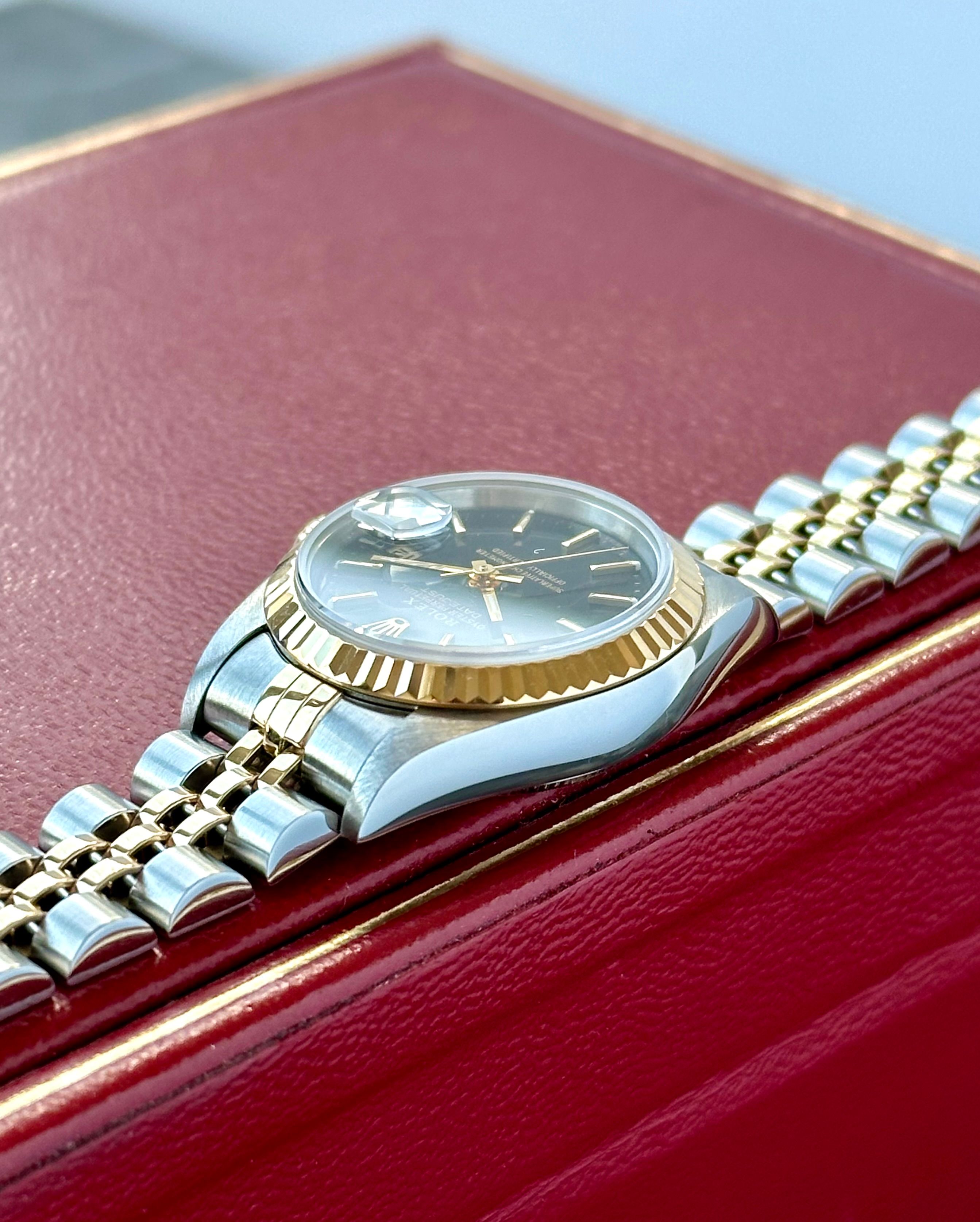 Rolex Lady-Datejust 69173 Black 1993 with original box and papers