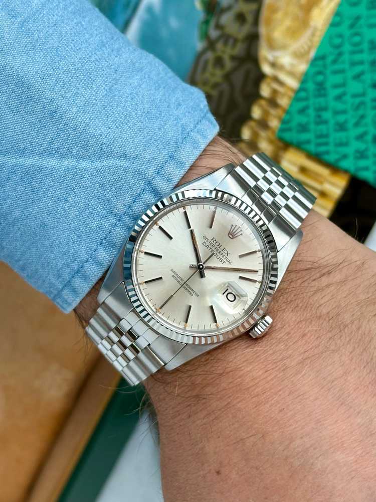 Image for Rolex Datejust 16014 Silver 1988 with original box and papers