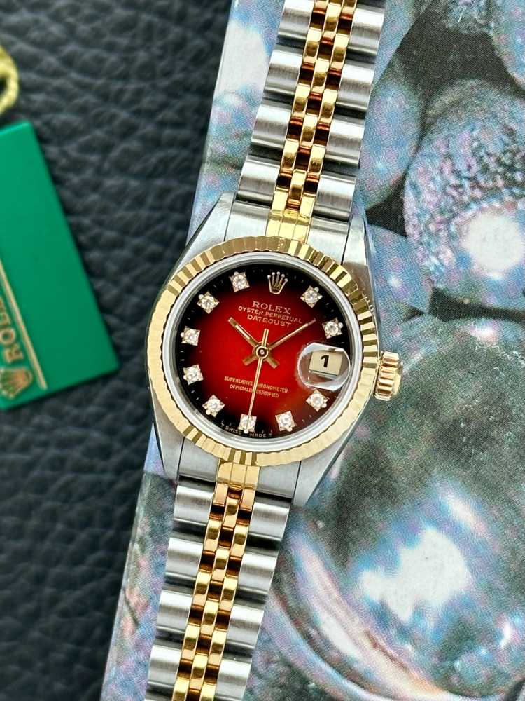 Featured image for Rolex Lady-Datejust "Diamond" 69173G  1993 with original box and papers