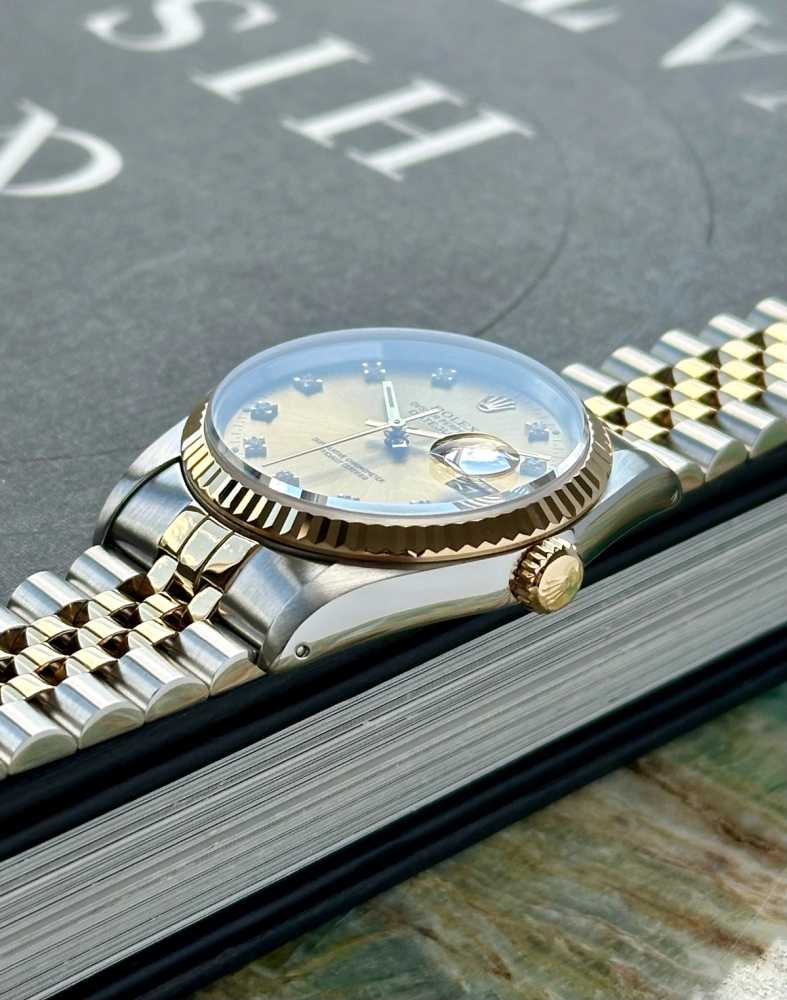 Image for Rolex Datejust "Diamond" 16233 Gold 1988 with original box and papers