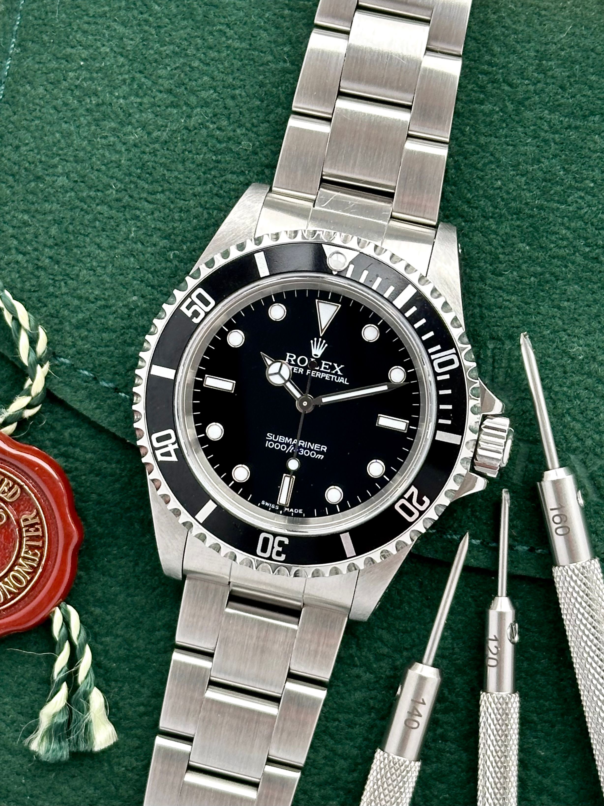 Rolex Submariner 14060M Black 2001