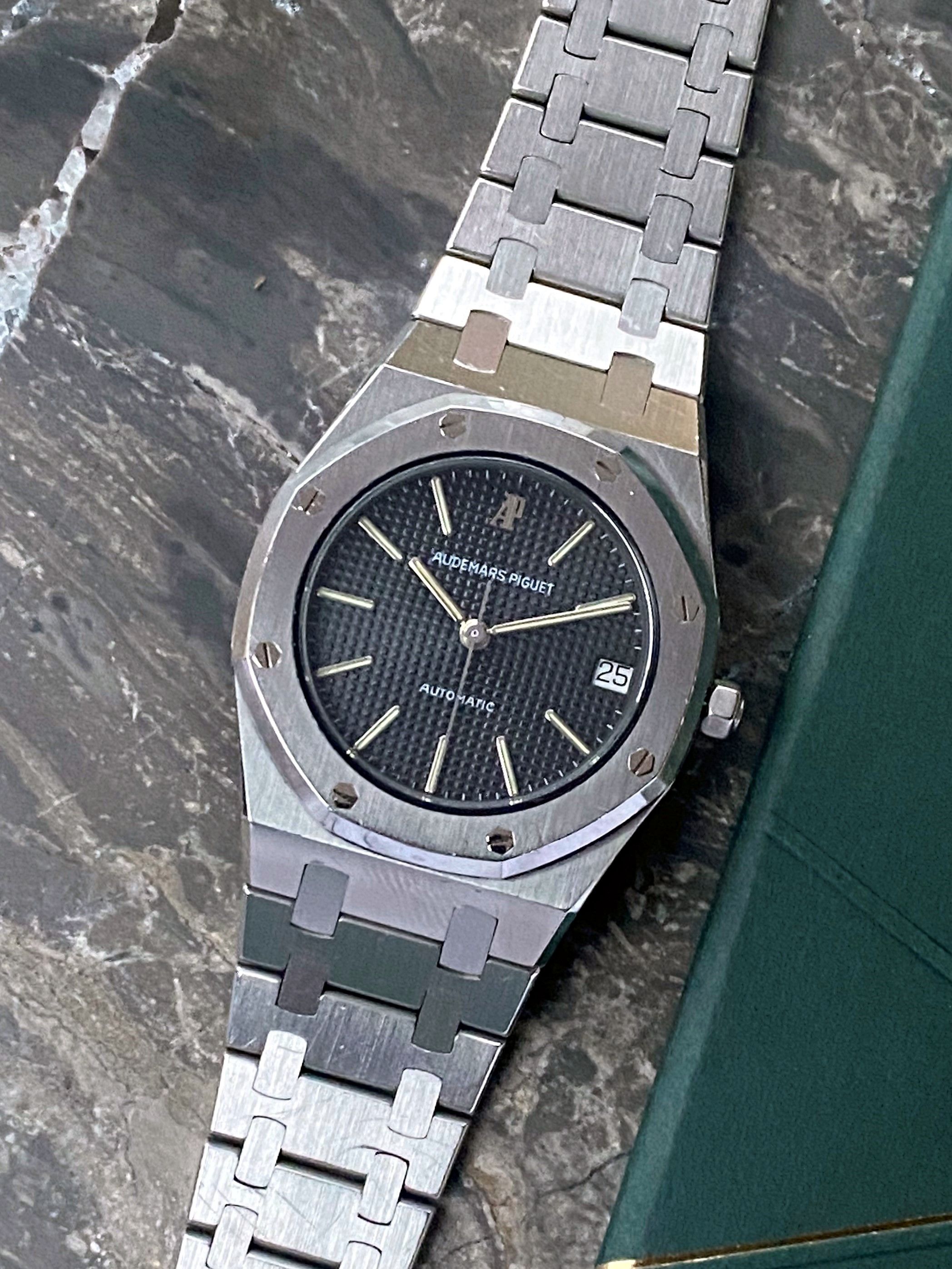 Audemars Piguet Royal Oak 4100ST Grey 1981 with original papers