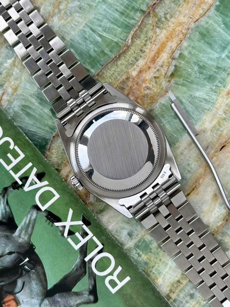 Image for Rolex Datejust 16220 Silver 1999 with original box and papers