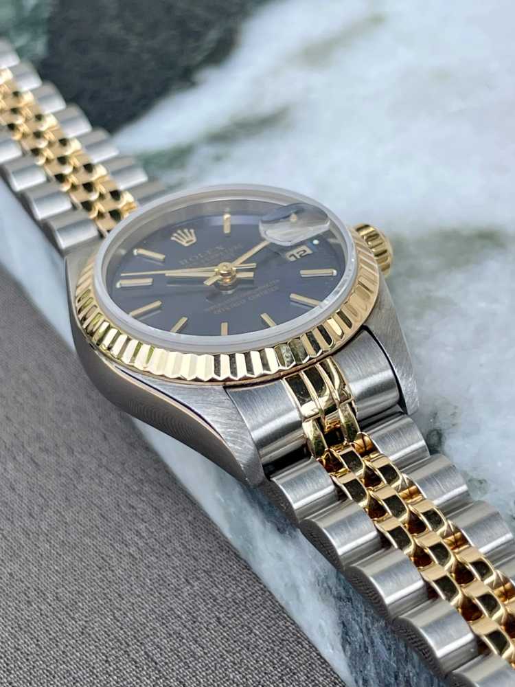 Image for Rolex Lady Datejust 79173 Blue 2001 with original box and papers