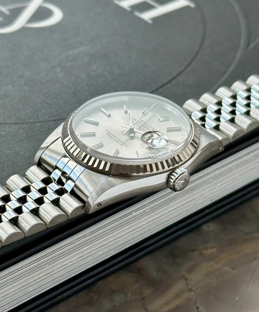 Image for Rolex Datejust 16234 Silver 1991 with original box and papers 5