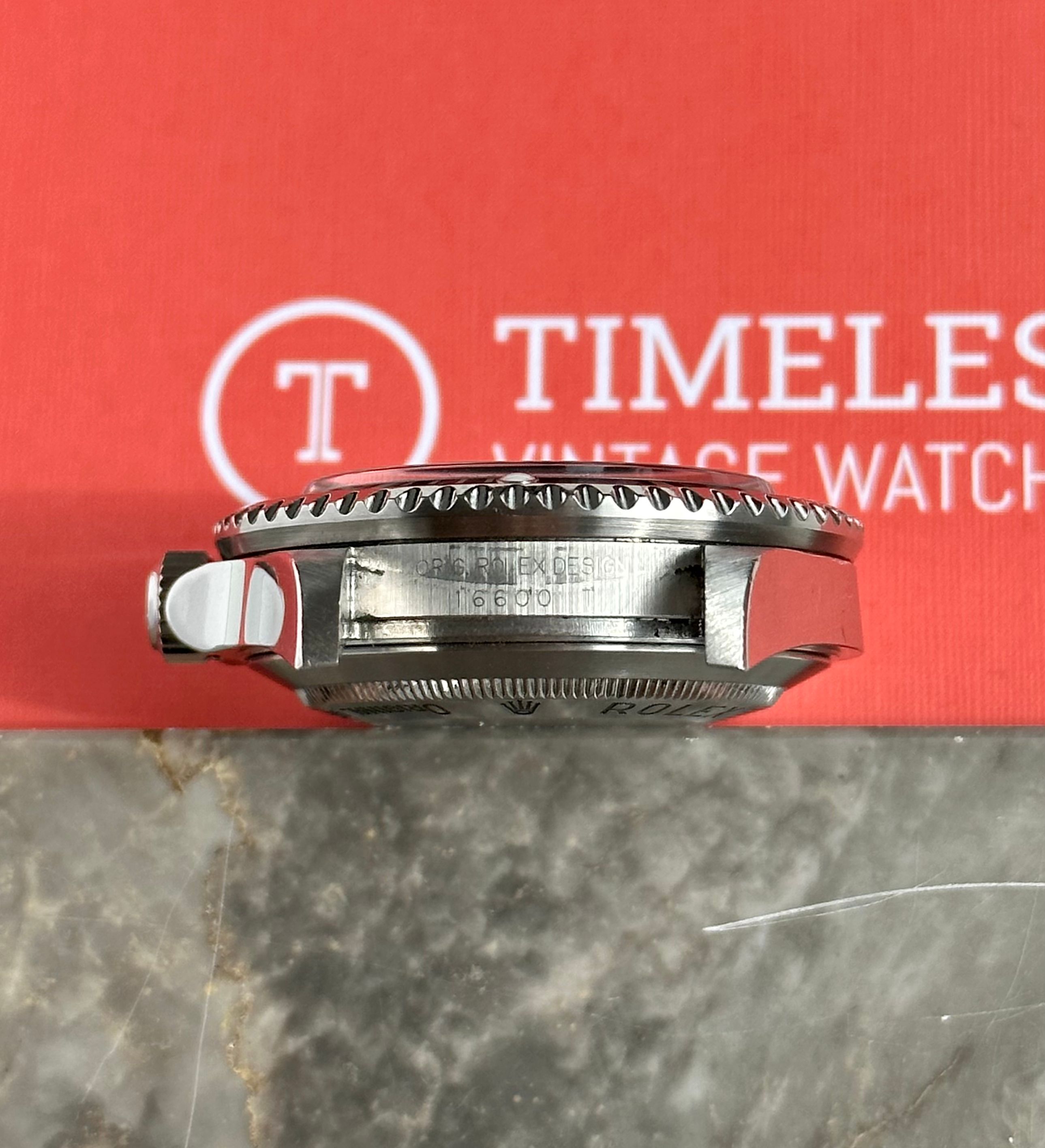 Rolex Sea-Dweller 16600 Black 2005 with original box and papers