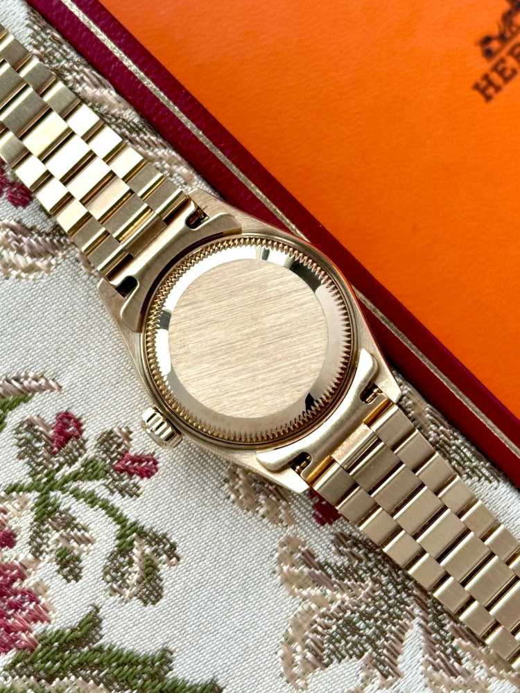 Image for Rolex Lady-Datejust "Diamond" 69178G Gold 1993 with original box and papers 2