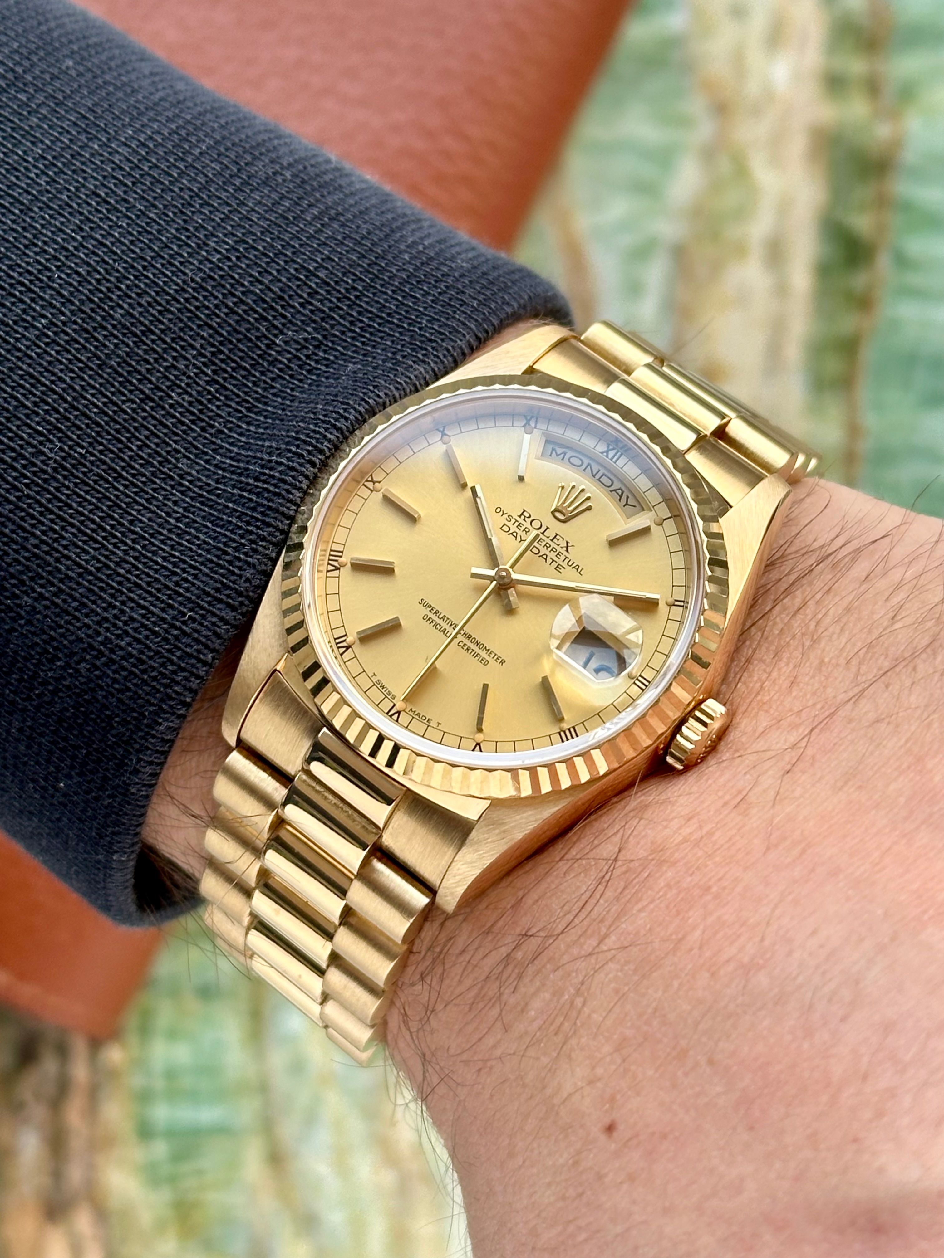 Rolex Day Date 18238 Gold 1991 2