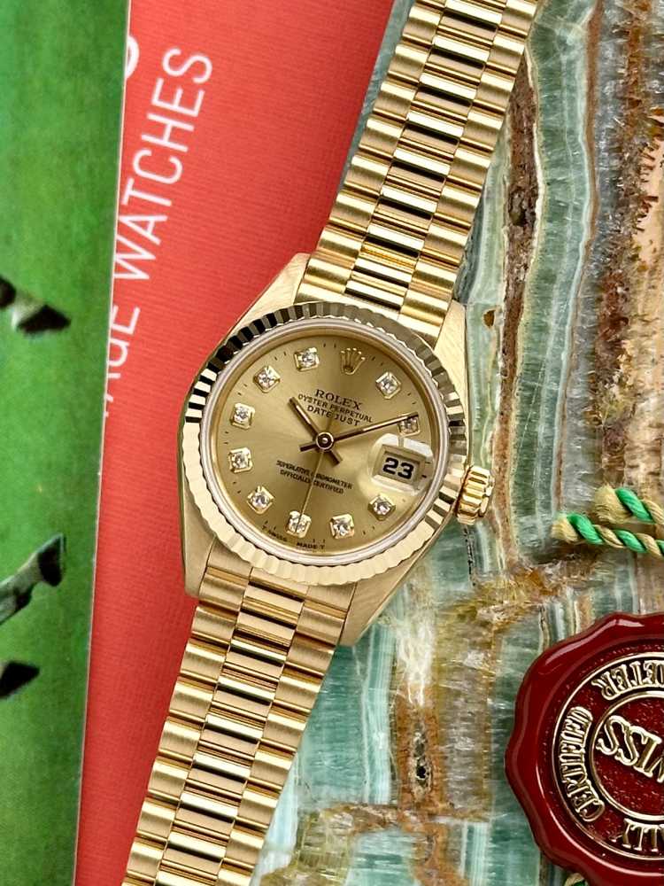 Featured image for Rolex Lady-Datejust "Diamond" 69178 Gold 1995 with original box and papers 2