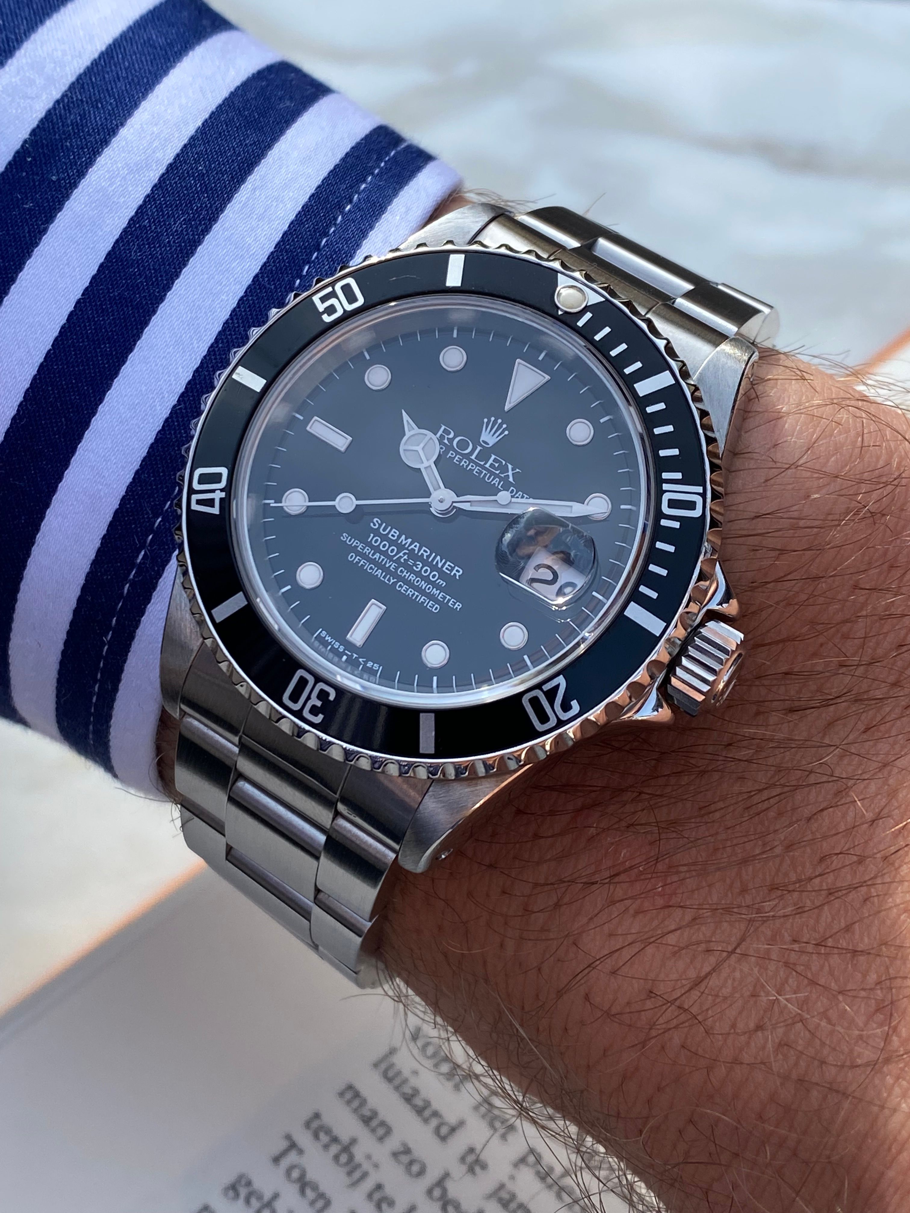 Rolex Submariner 16610 Black 1995