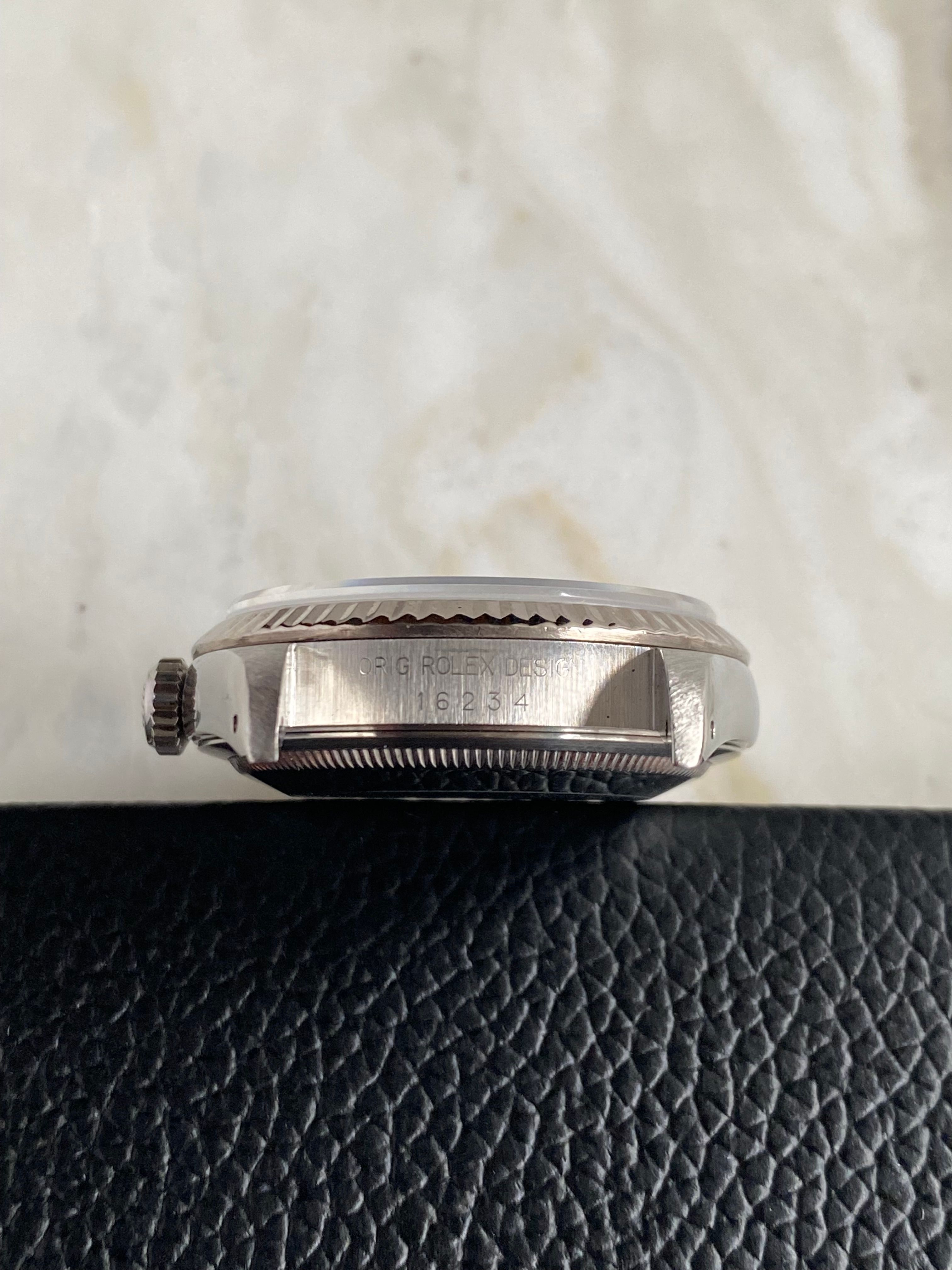 Rolex Datejust 16234 Black 1991 with original box2