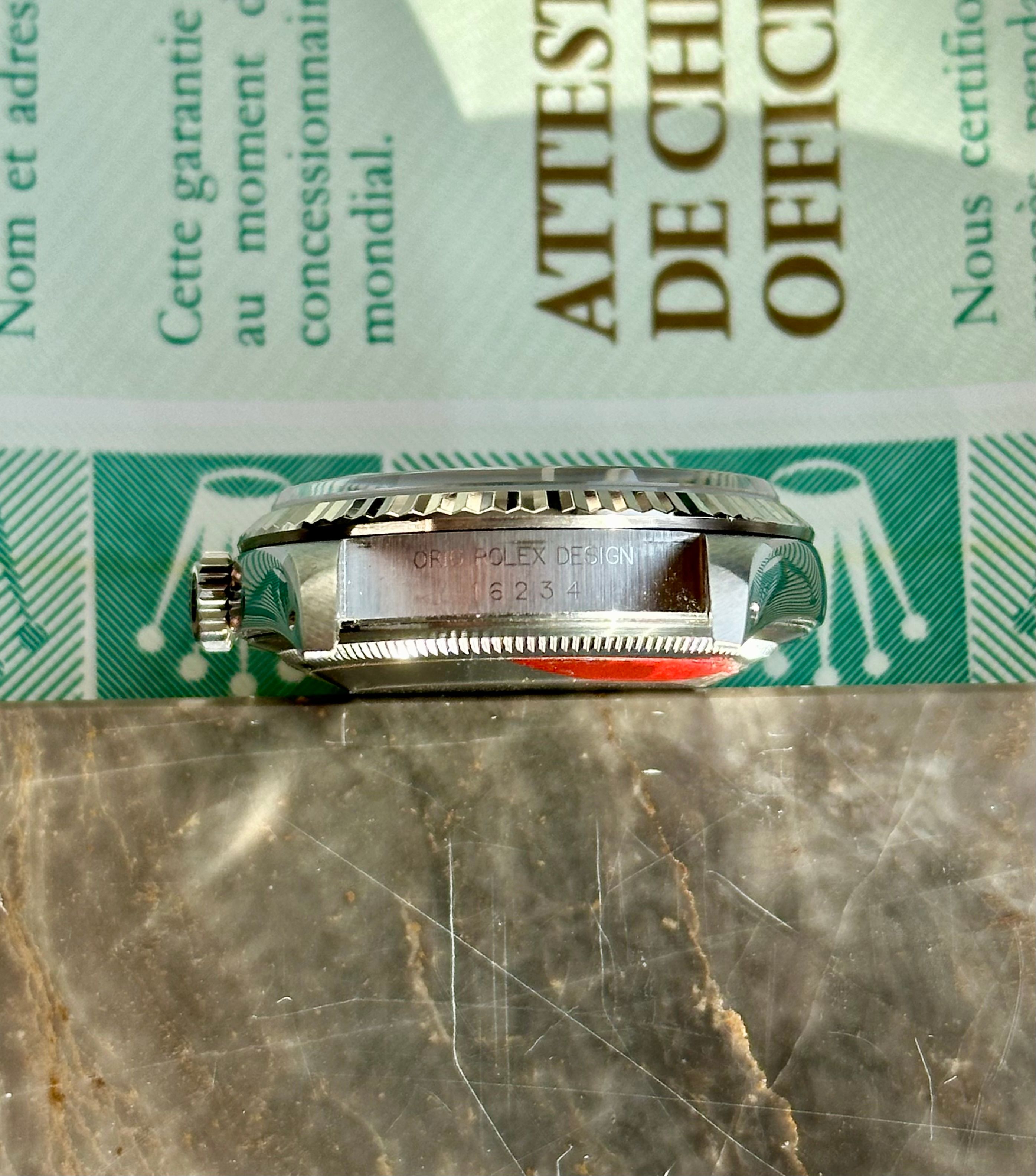 小物 milo Rolex Datejust 16234 Silver 1991 with original box and papers 3
