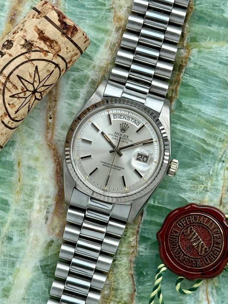 Featured image for Rolex Day-Date 1803-9 Silver 1975 