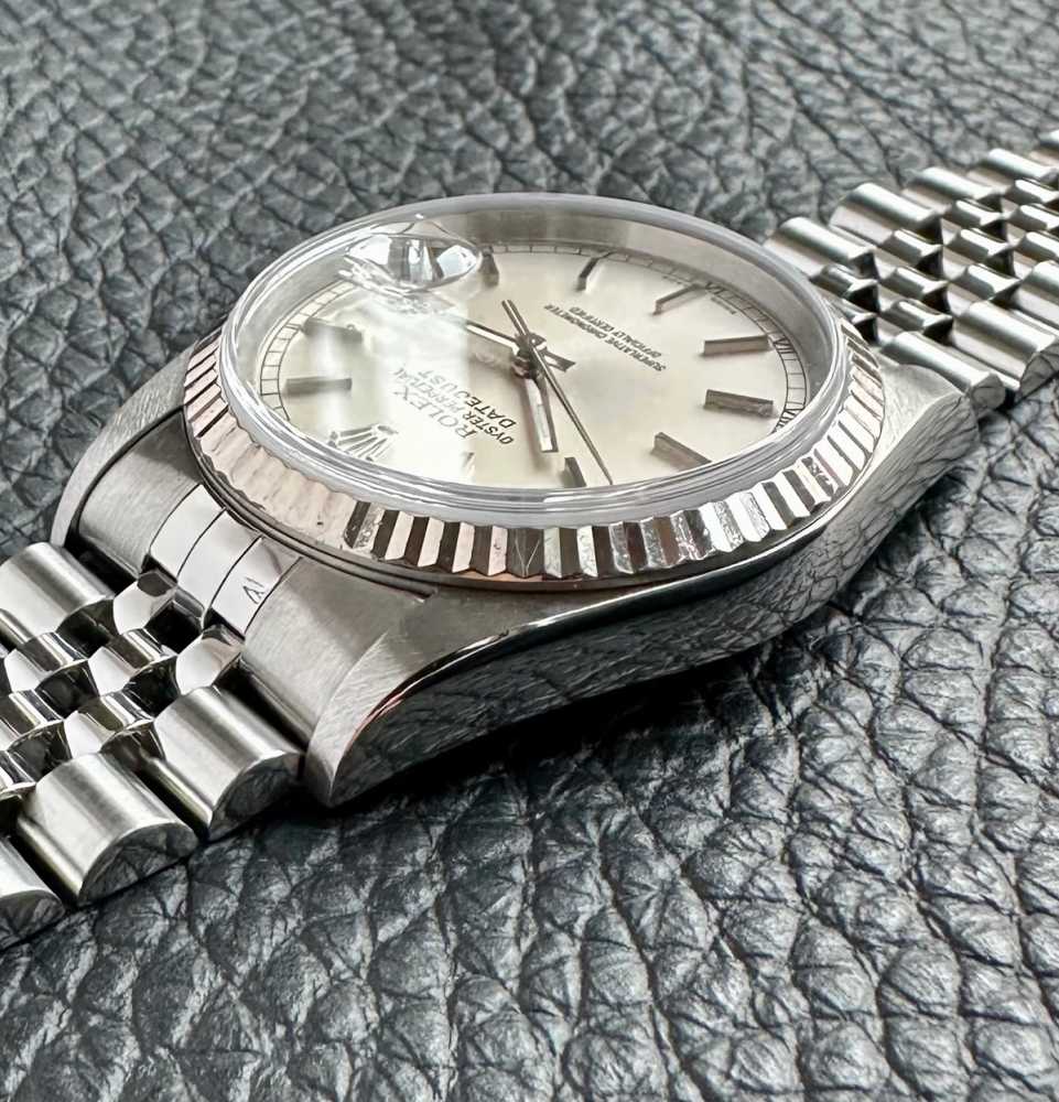 Detail image for Rolex Datejust 16234 Silver 2000 with original box and papers