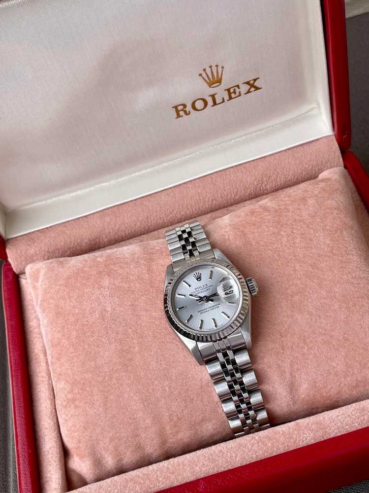 Image for Rolex Lady Datejust 69174 Silver 1987 with original box and papers