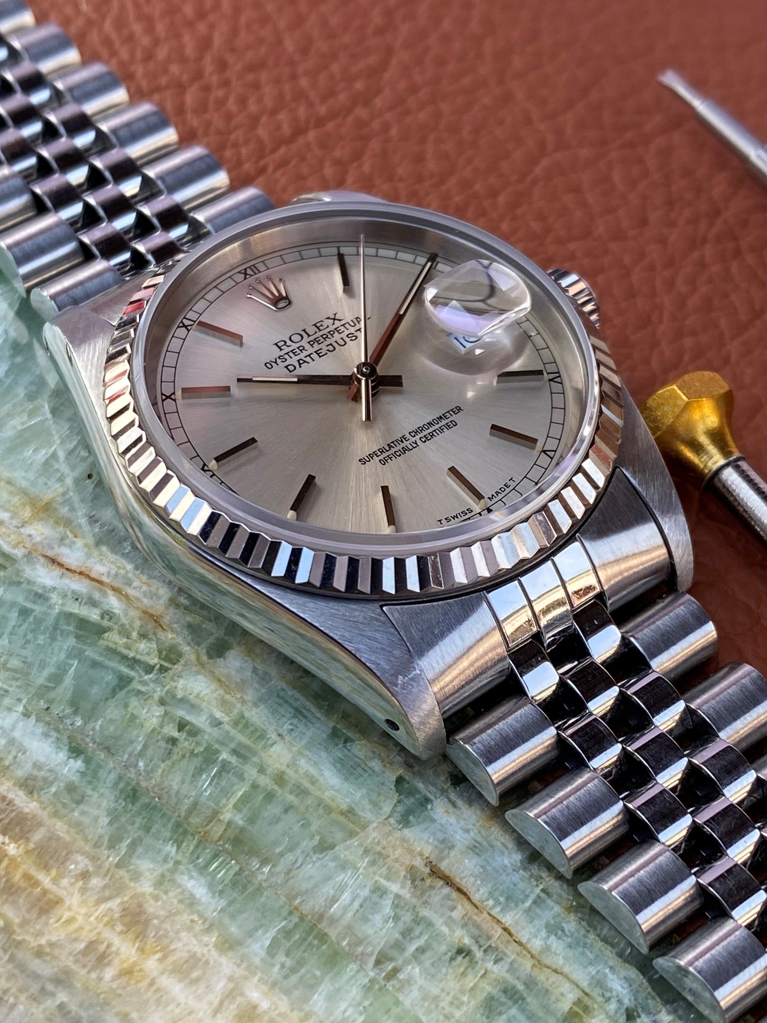 Rolex Datejust 16234 Silver 1989