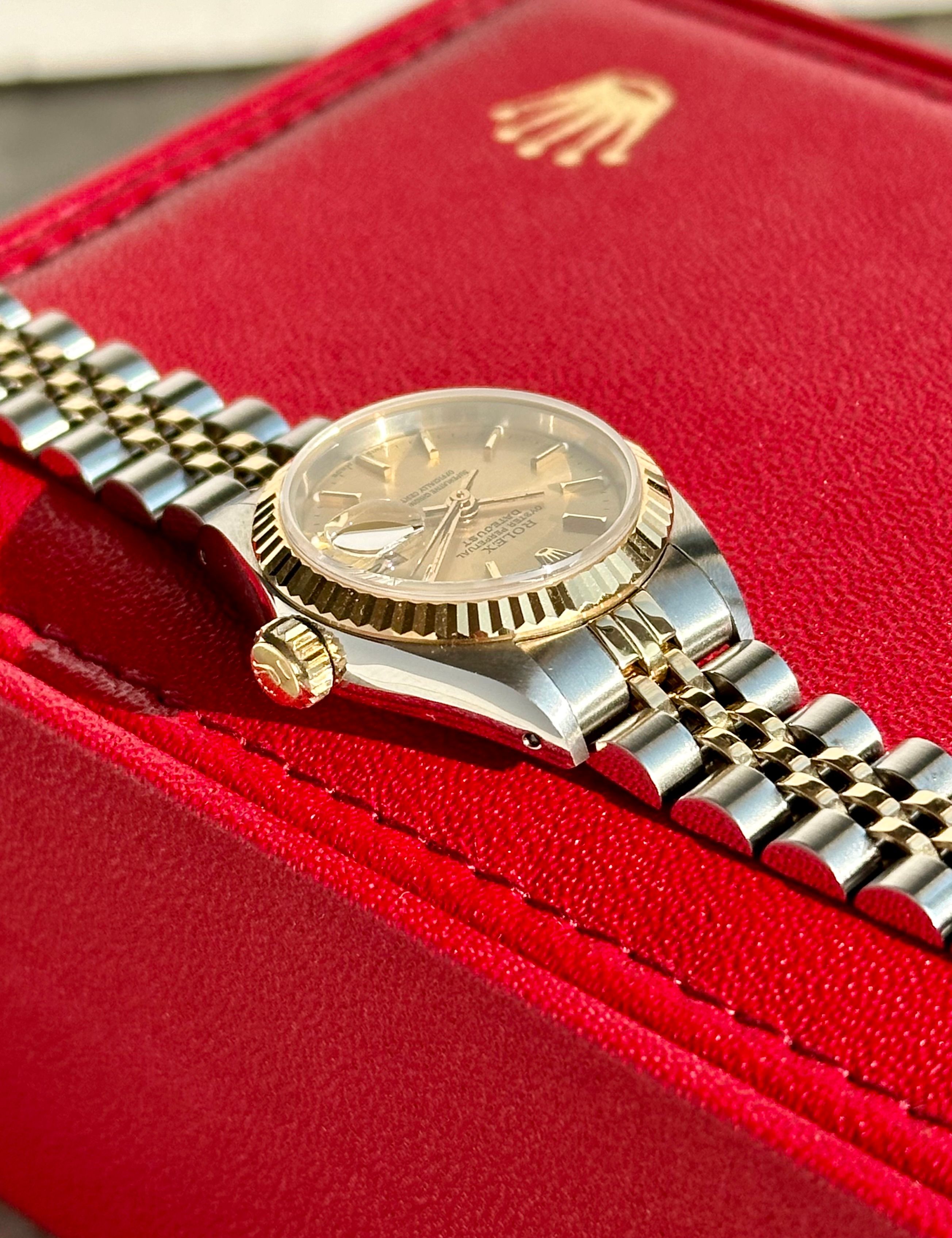 人気大割引 with 1985 Gold 69173 Lady-Datejust Rolex original papers and box 時計