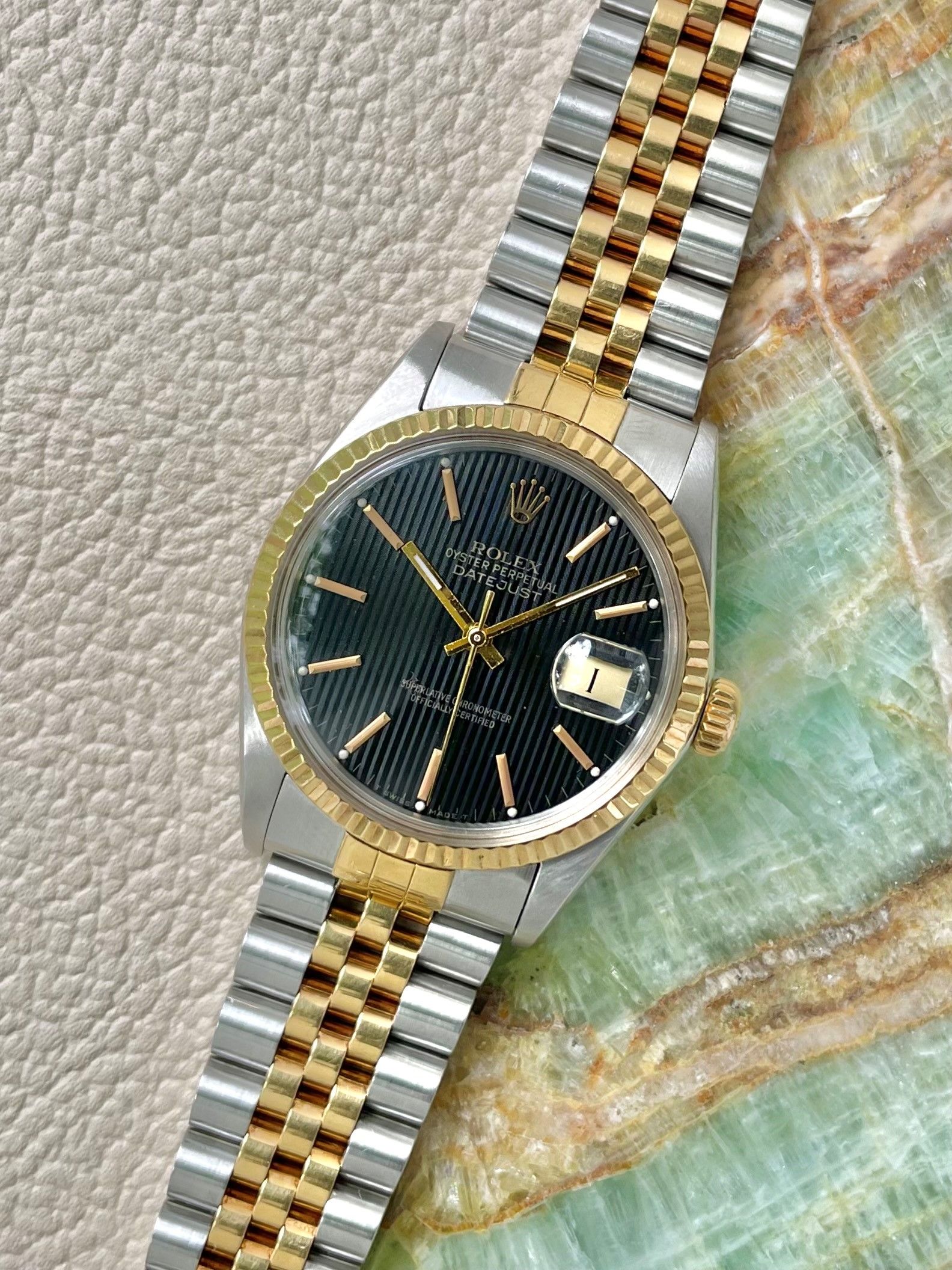 rolex 16013 tapestry dial