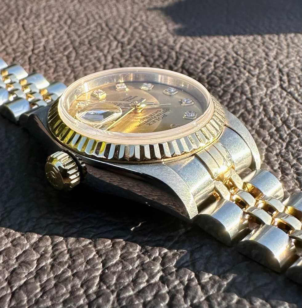 Detail image for Rolex Lady-Datejust "Diamond" 79173G Gold 2000 with original box and papers 2