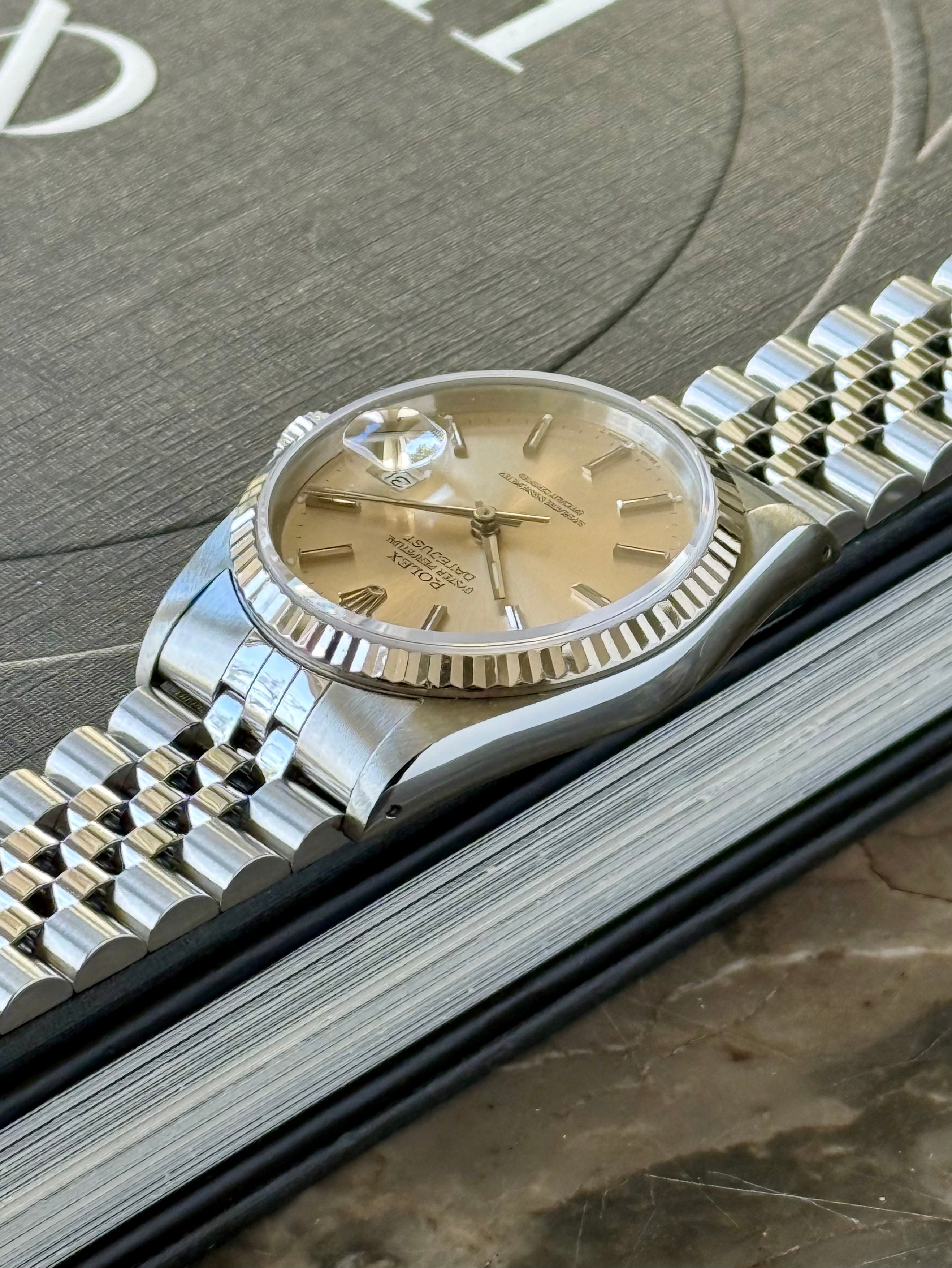 Rolex Datejust 16234 Silver 1991 with original box and papers 6