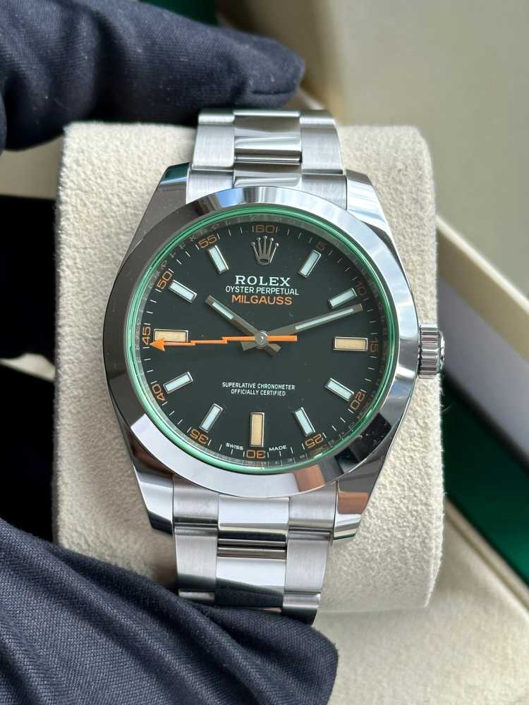 Image for Rolex Milgauss "Unworn" 116400GV Black 2022 with original box and papers
