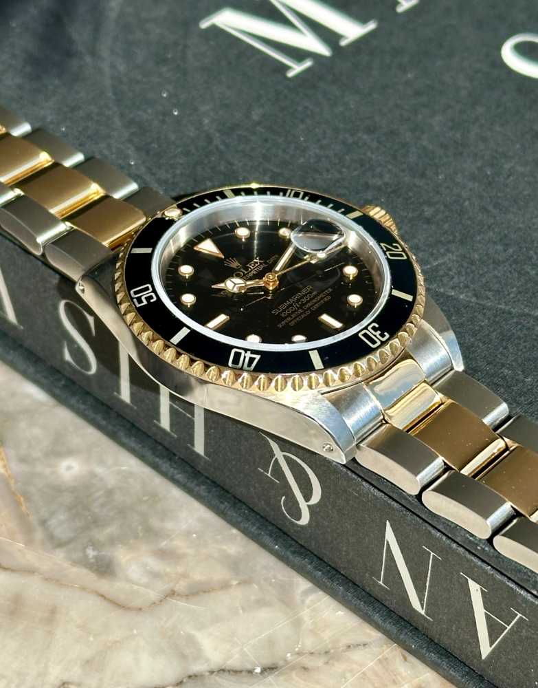 Image for Rolex Submariner  16613 Black 1991 with original box and papers