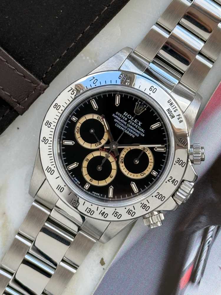 Image for Rolex Daytona "Patrizzi" 16520 Black 1996 with original box and papers