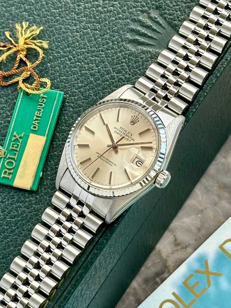 Image for Rolex Datejust 16014 Silver 1979 with original box and papers