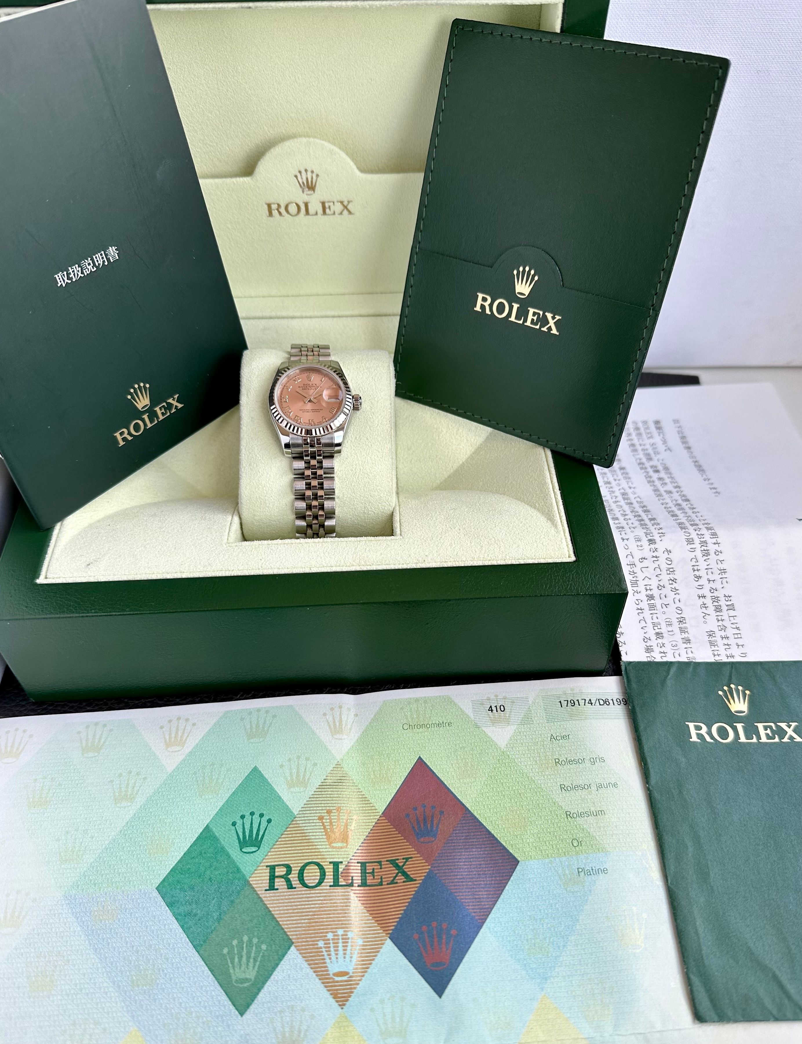 Rolex Lady-Datejust 179174 2006 with original box and papers