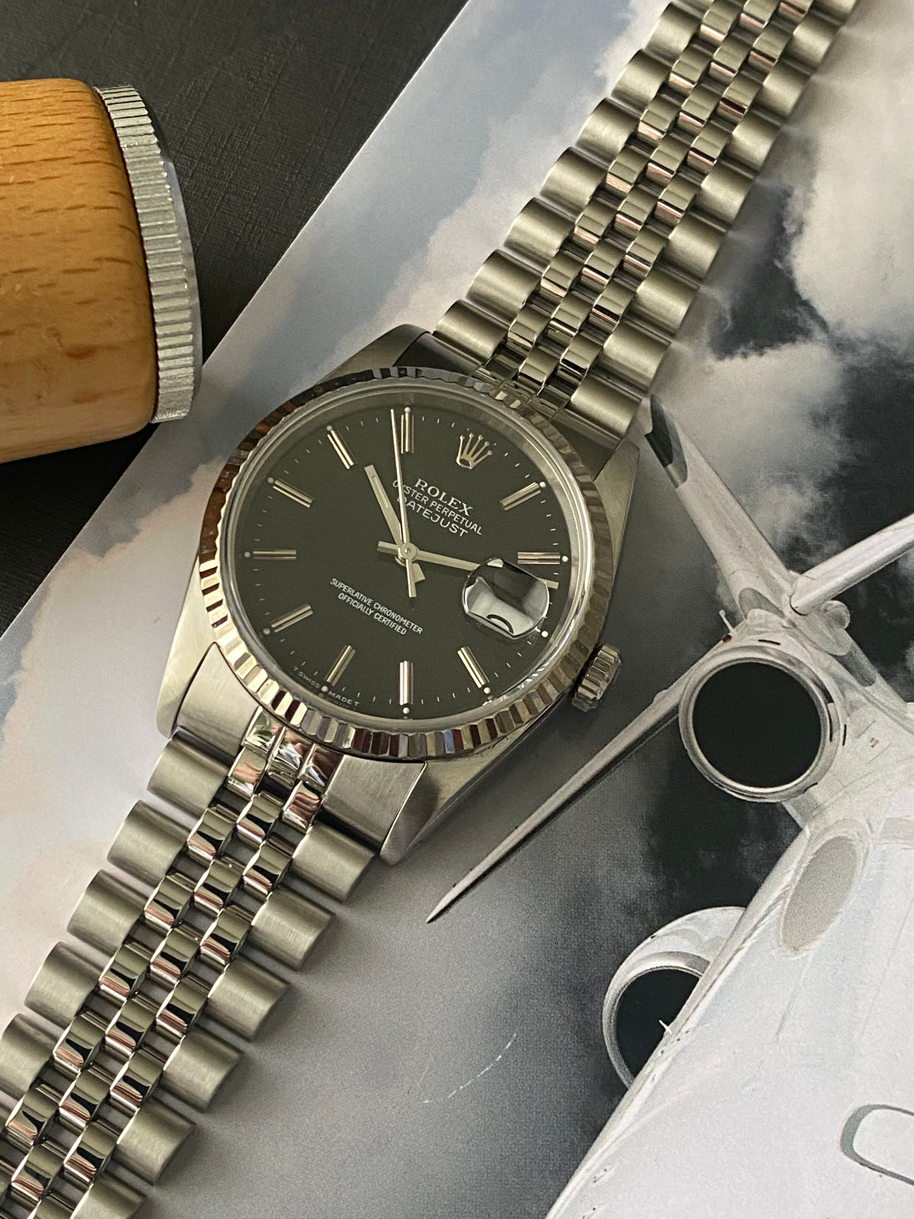 Rolex Datejust 16234 Black 1990