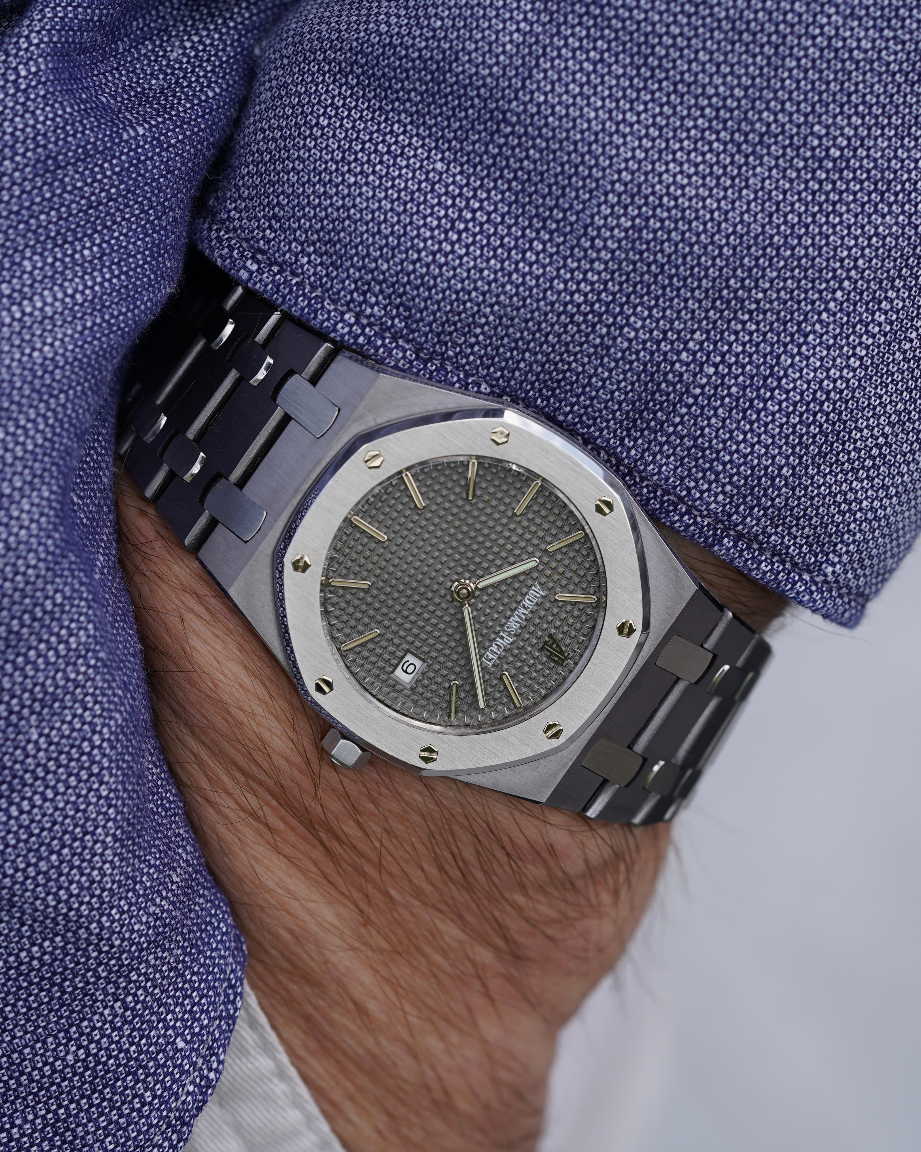 Audemars Piguet Royal Oak 56175TT Grey 1991 with original papers