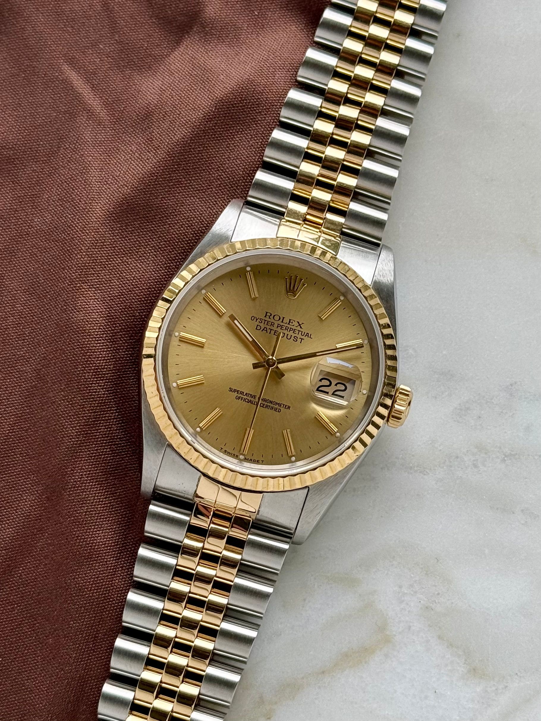 Rolex Datejust 16233 Gold 1991 2