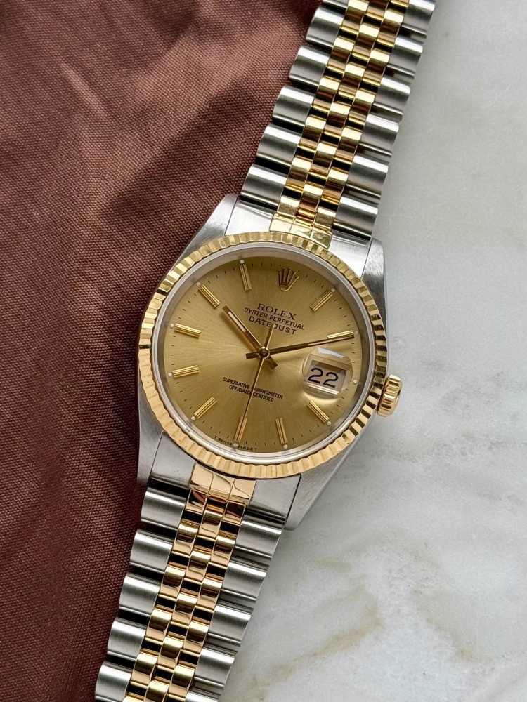 Featured image for Rolex Datejust 16233 Gold 1991 2