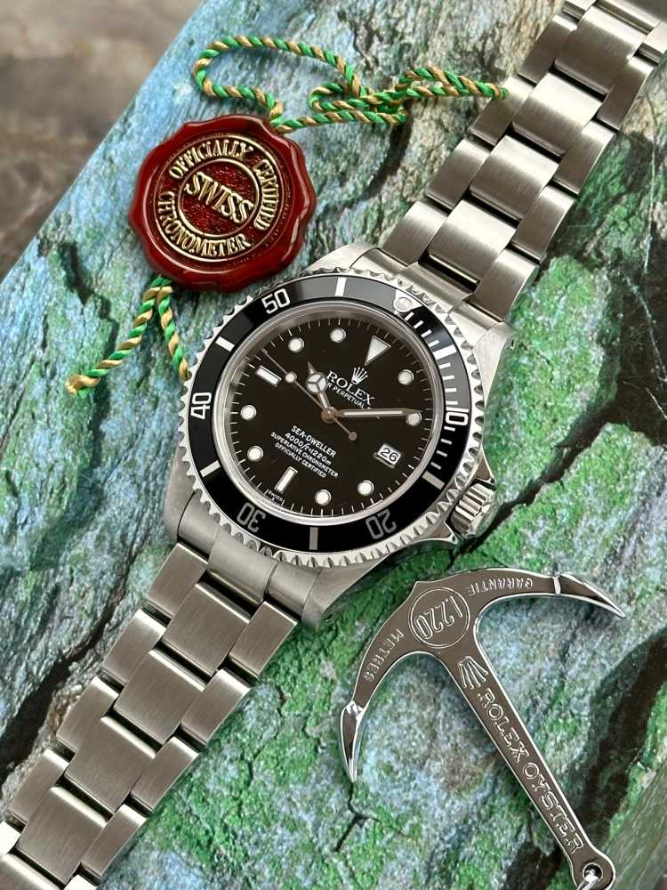 Image for Rolex Sea-Dweller "Swiss" 16600 Black 1999 with original box and papers