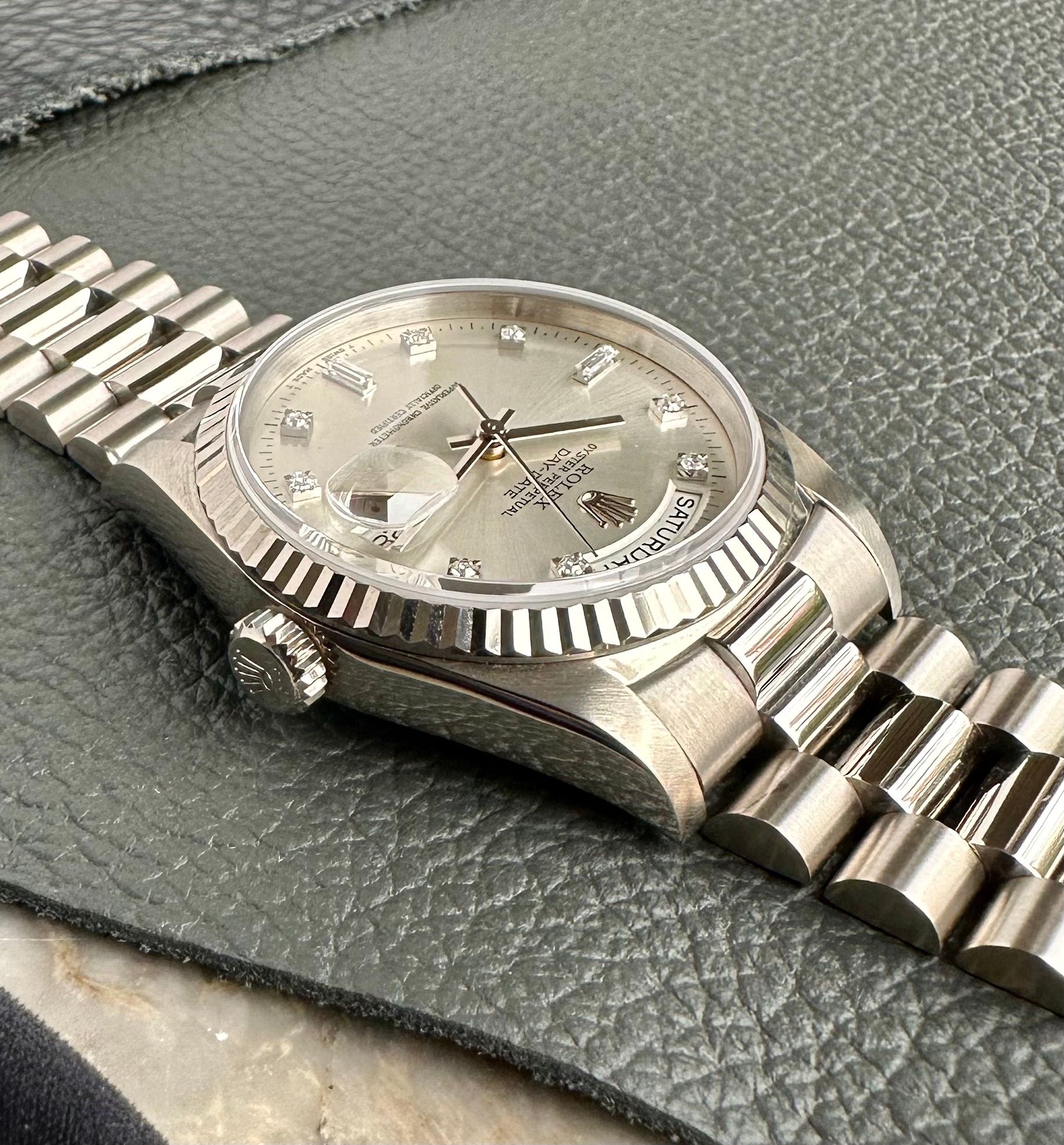 Rolex Day-Date 18239 Silver 1995