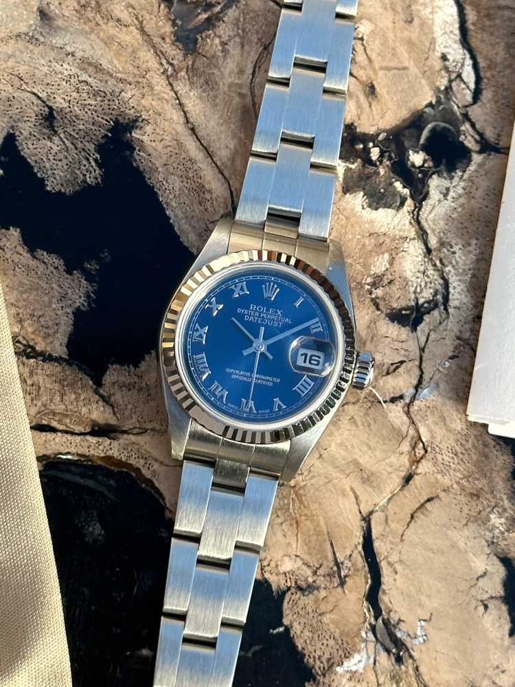 Current image for Rolex Lady Datejust "Roman" 79174 Blue 2005 with original box and papers