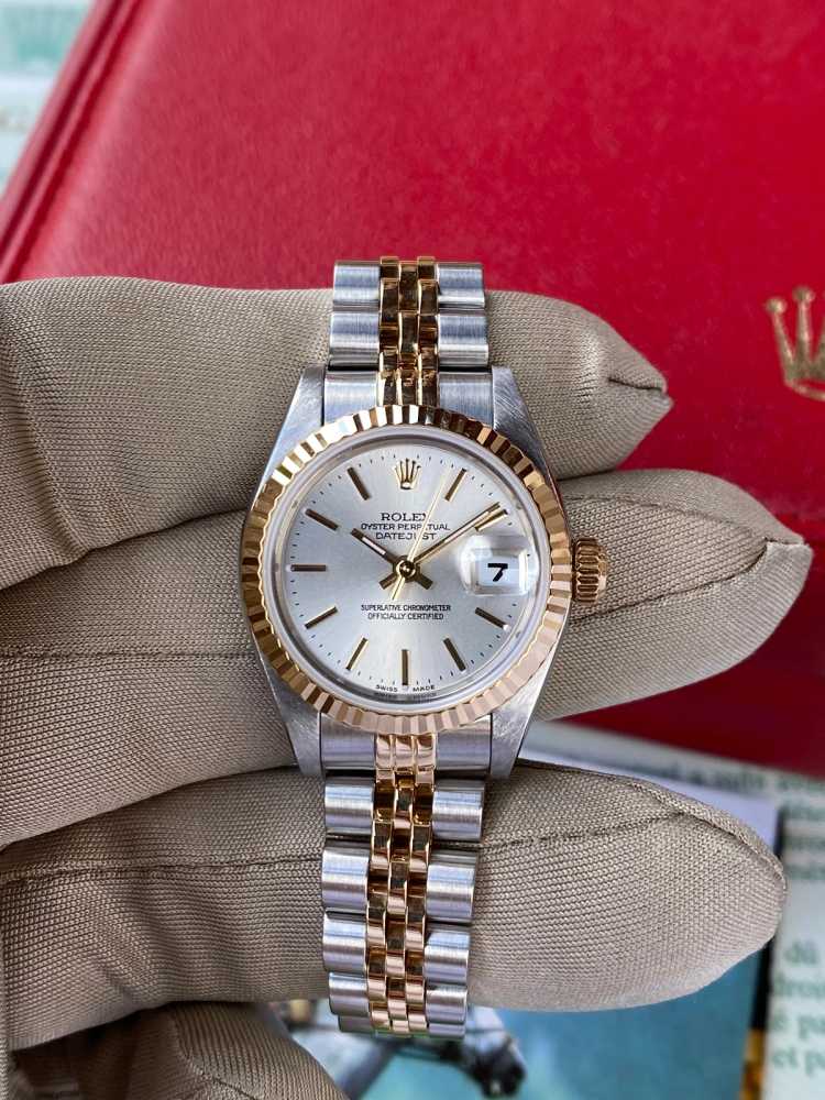 Image for Rolex Lady Datejust 79173 Silver 2000 with original box and papers