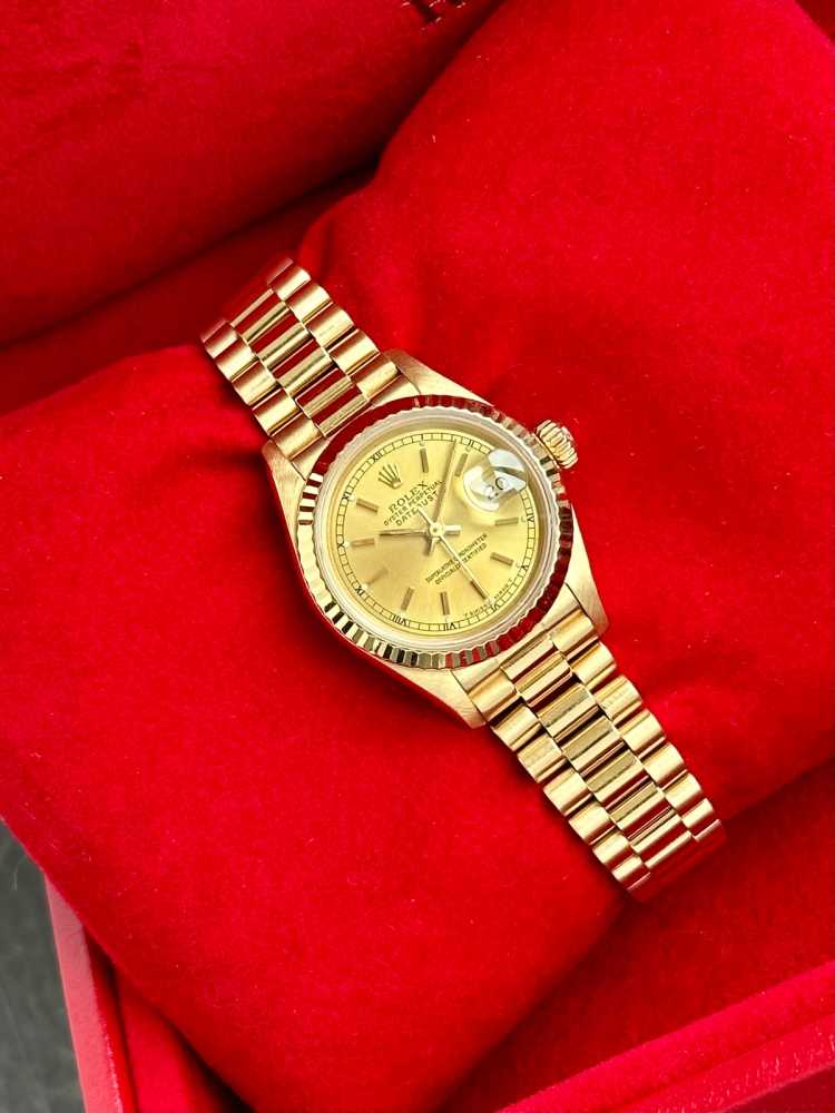 Image for Rolex Lady-Datejust 69178 Gold 1989 with original box and papers 2