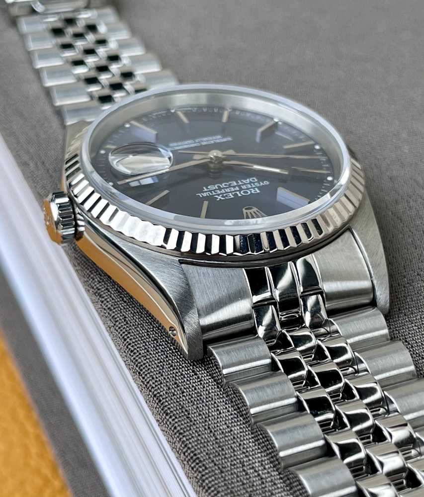 Image for Rolex Datejust 16234 Blue 1990 with original box 2