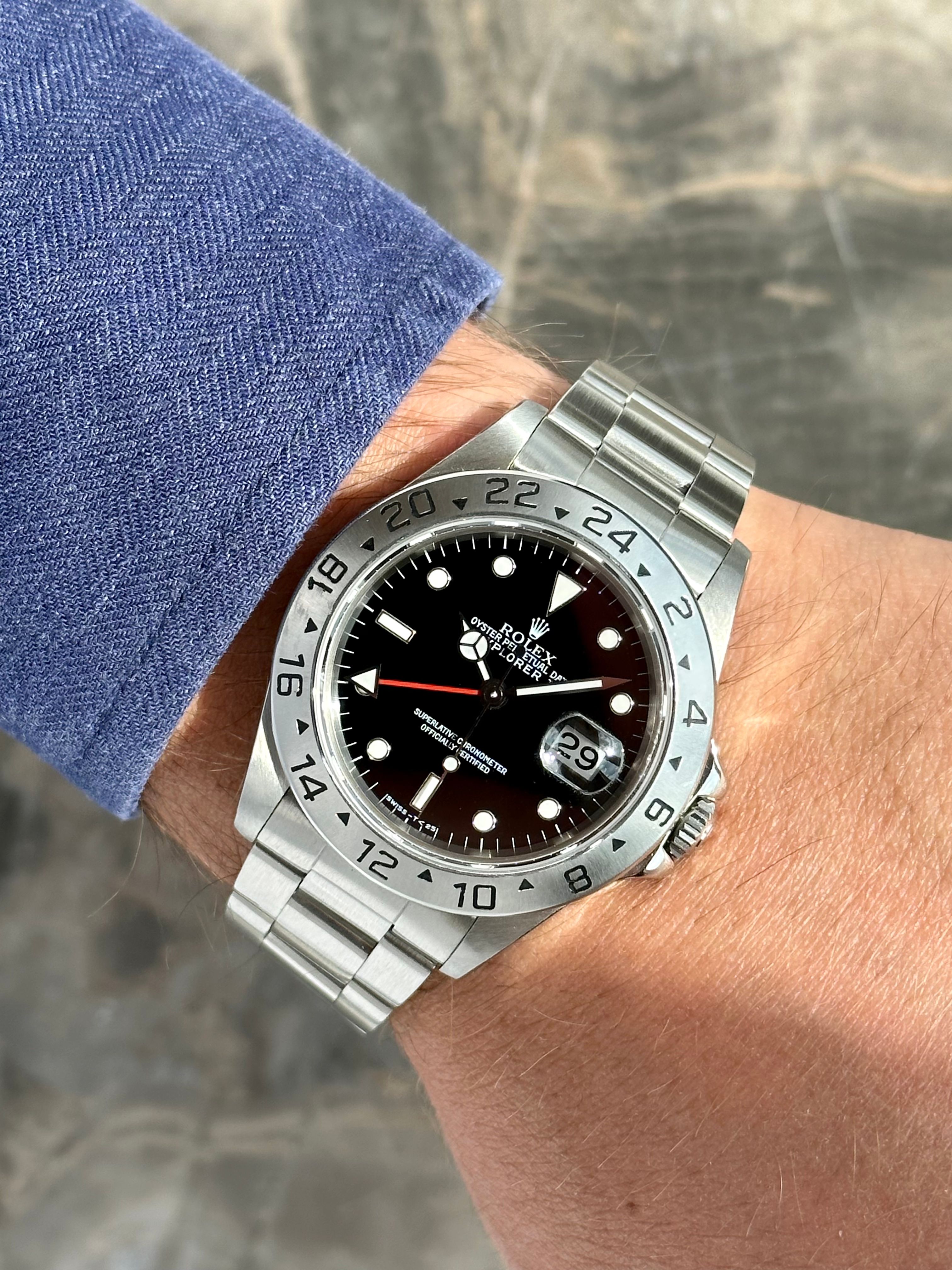 Rolex Explorer II 16570 Black 1993