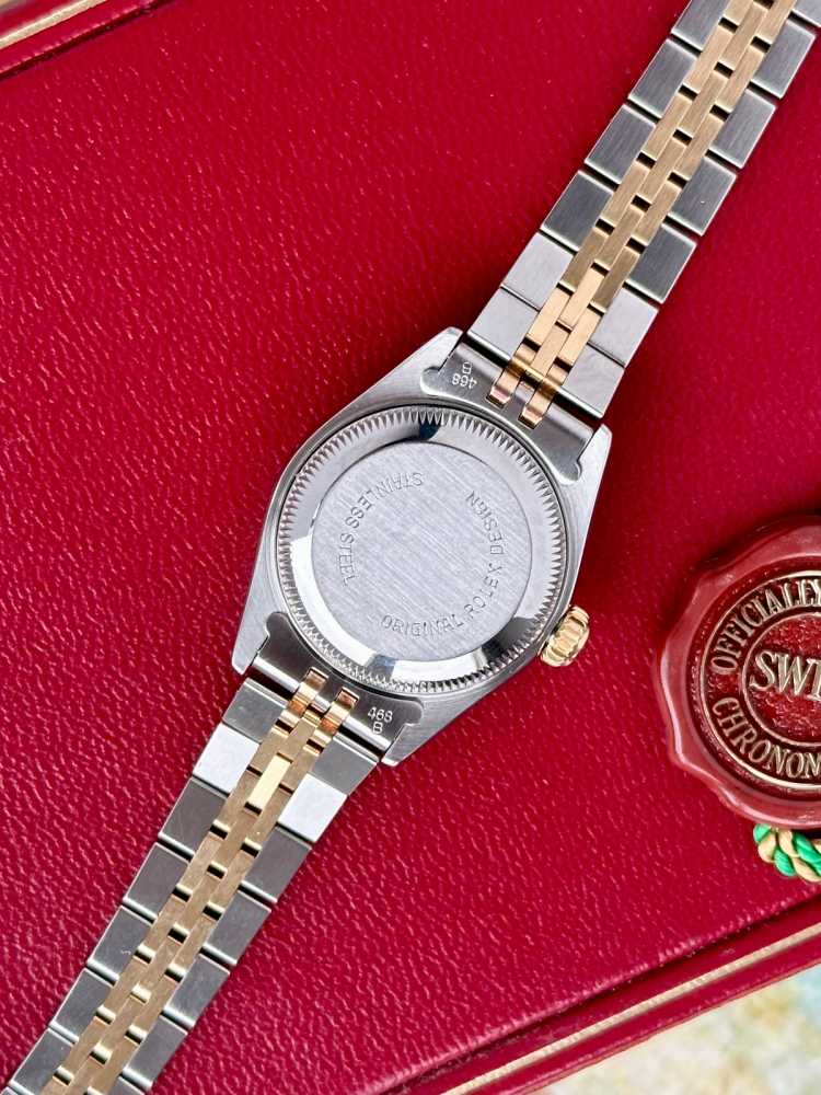 Image for Rolex Lady-Datejust "Diamond" 69173G Gold 1986 with original box and papers