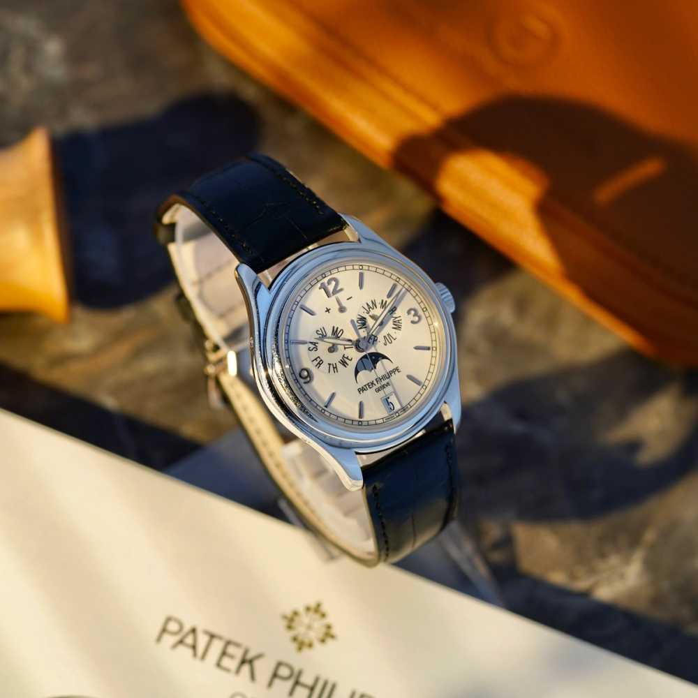 Image for Patek Philippe Annual Calendar “FULL SET” 5146G Cream 2006 with original box and papers